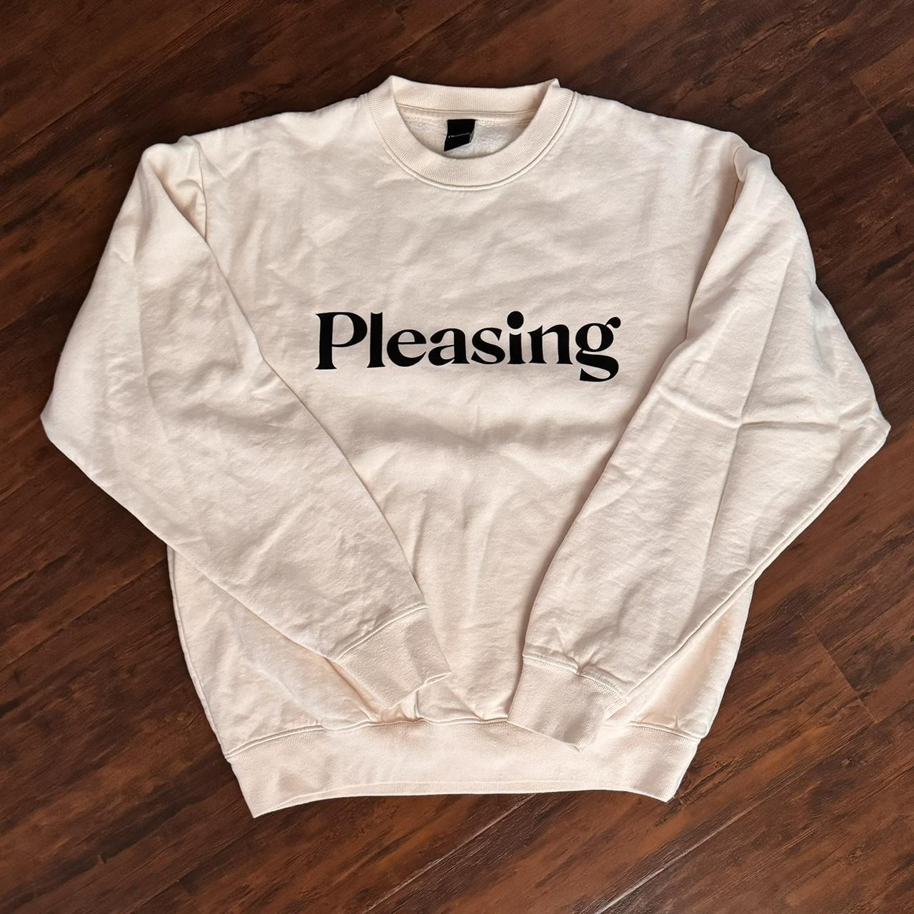 NEW PLEASING CREAM CREWNECK SIZE EXTRA deals LARGE