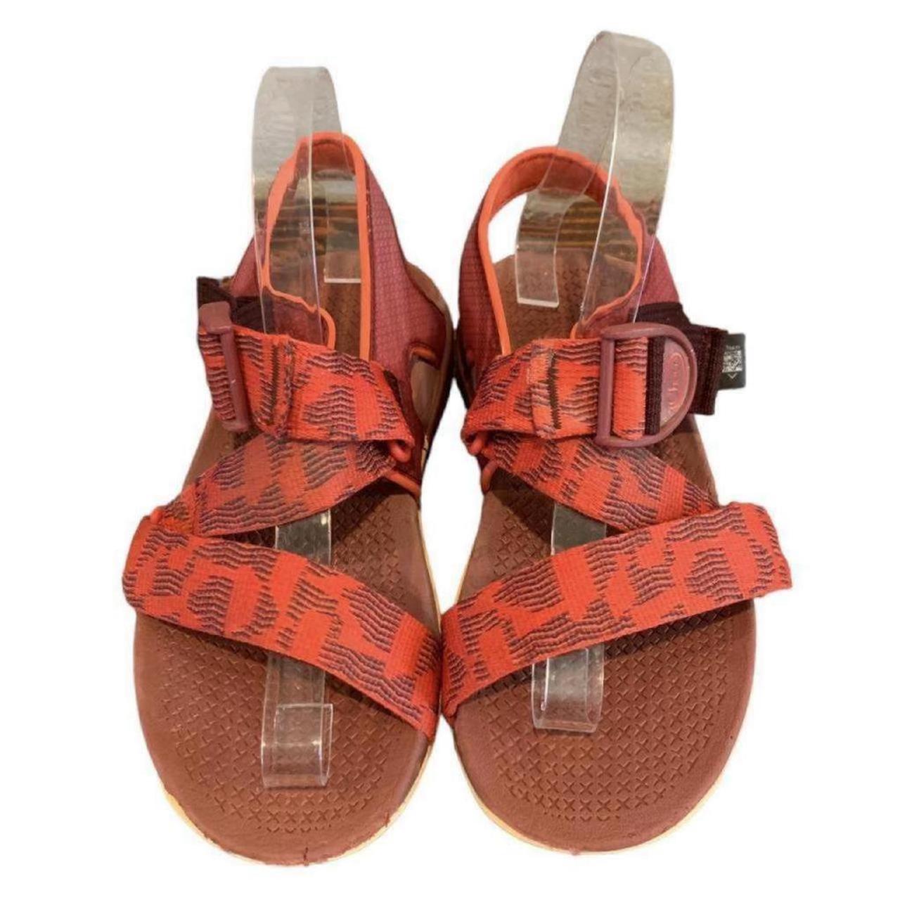 Women s Chaco Confluence red orange adjustable strap Depop