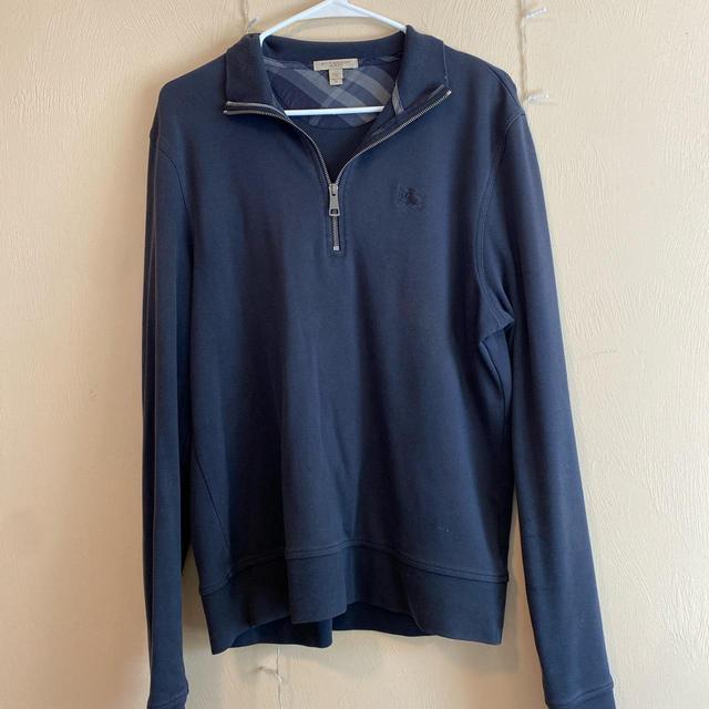 Burberry quarter zip on sale pullover