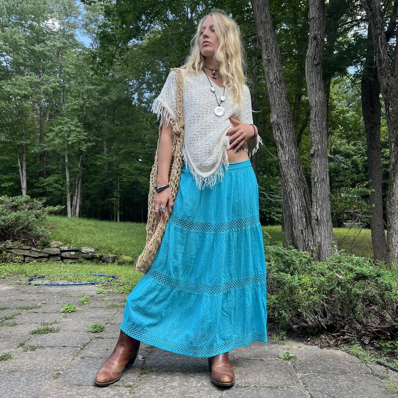 Boho prairie skirt best sale