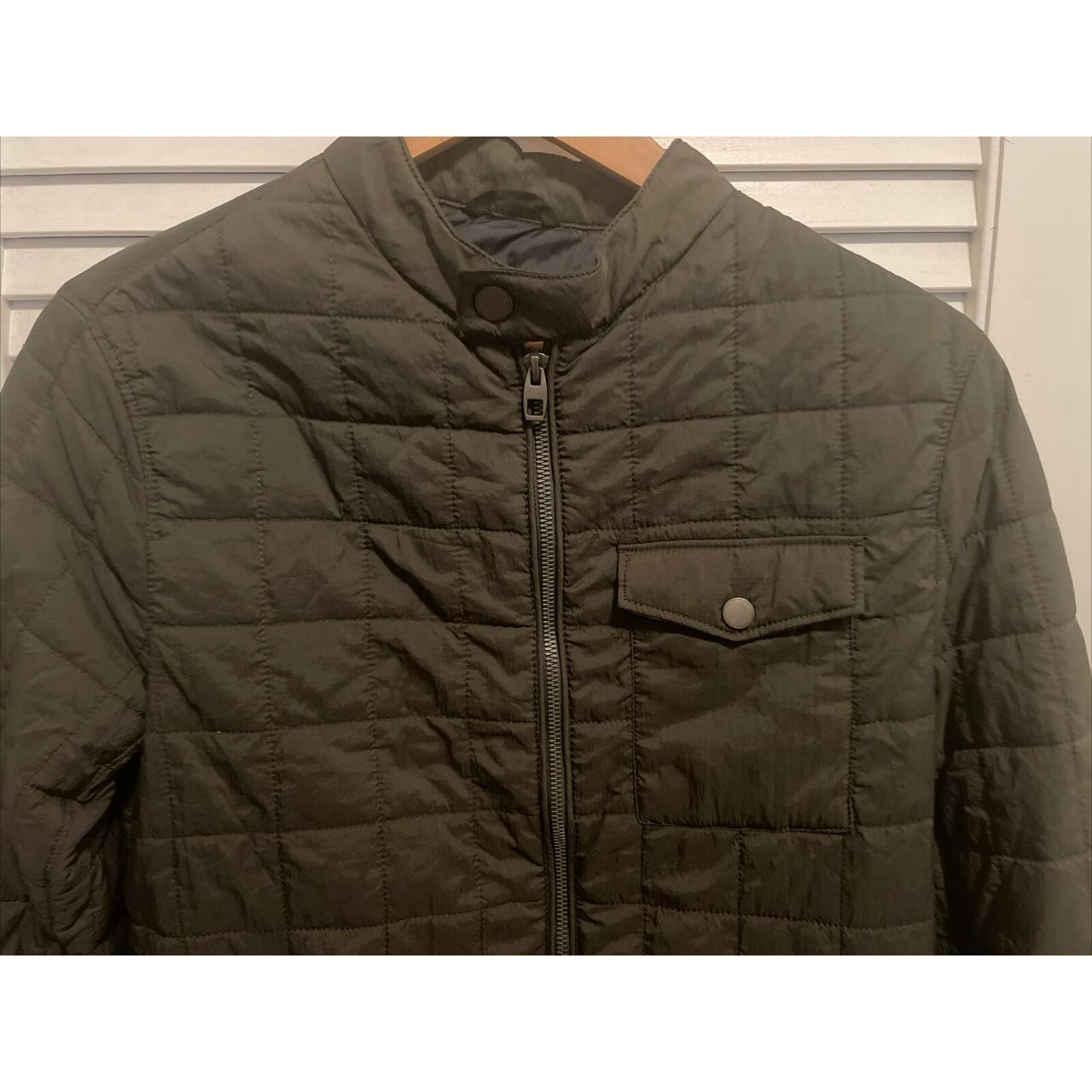 Zara Men's Green Jacket Depop