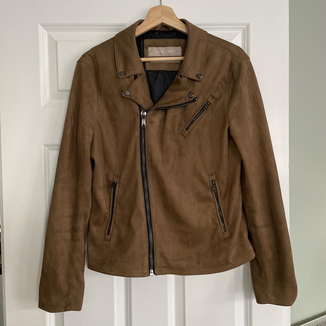 Zara Men's Brown Jacket Depop