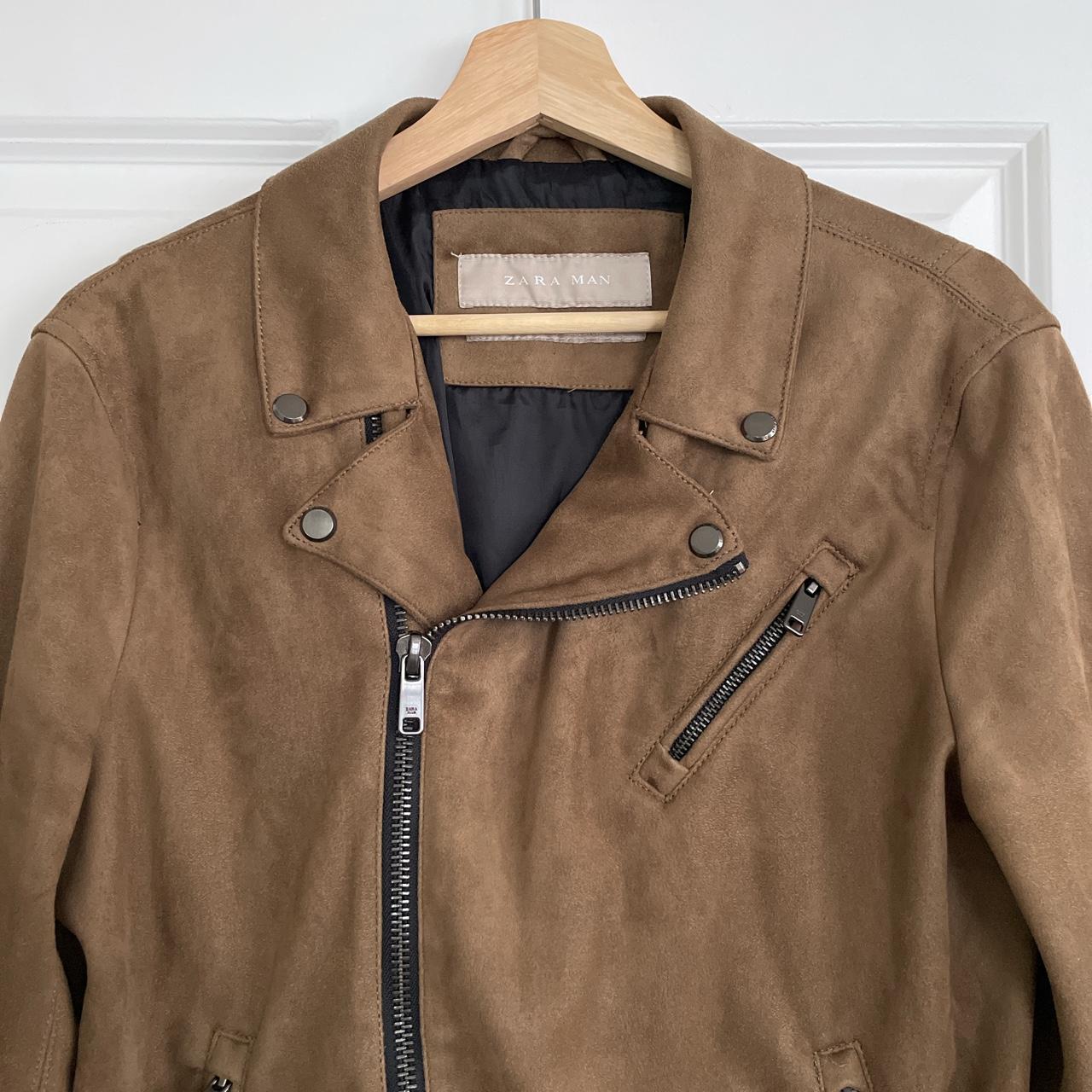 Zara Men's Brown Jacket Depop