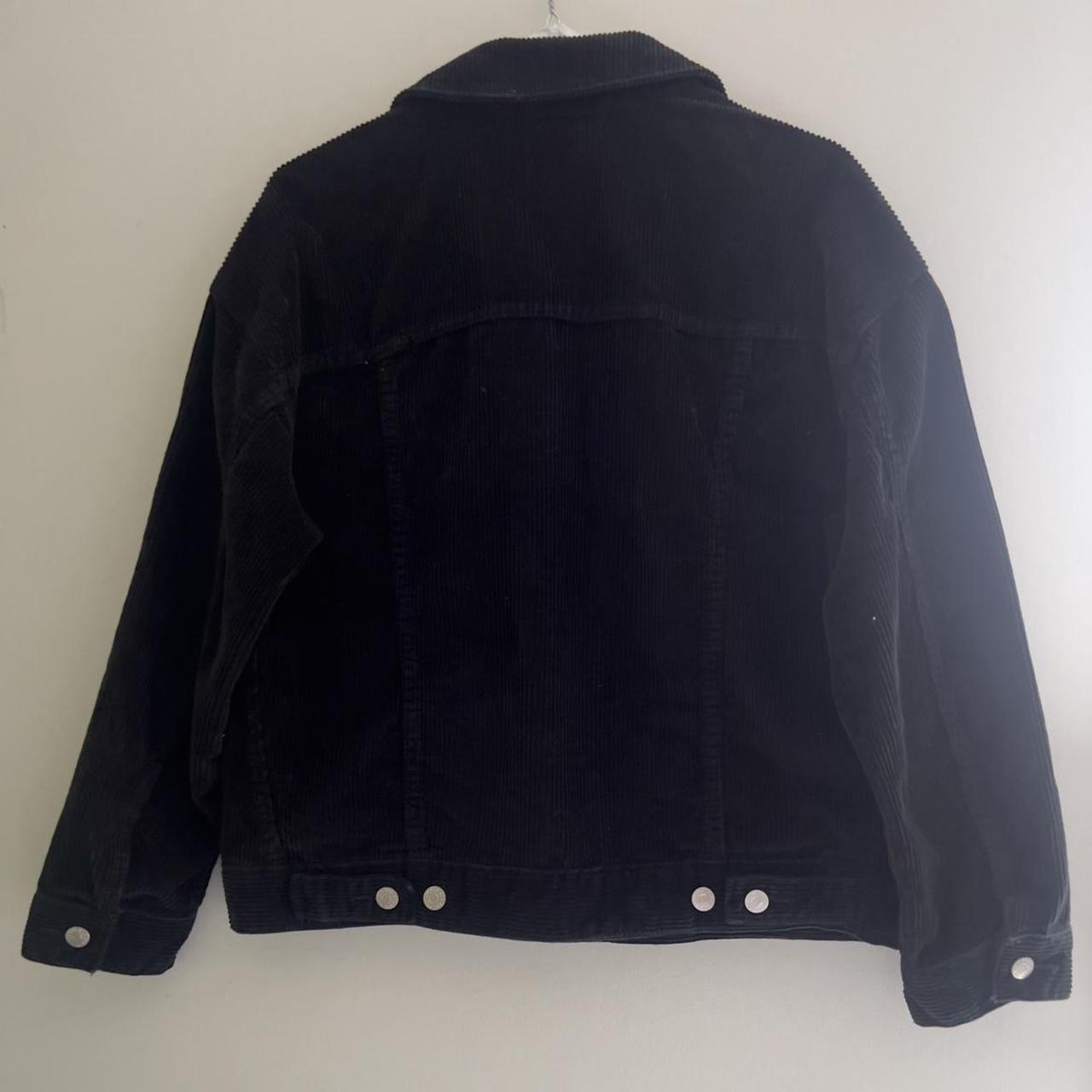 Urban outfitters black corduroy jacket, 6 pockets,... - Depop