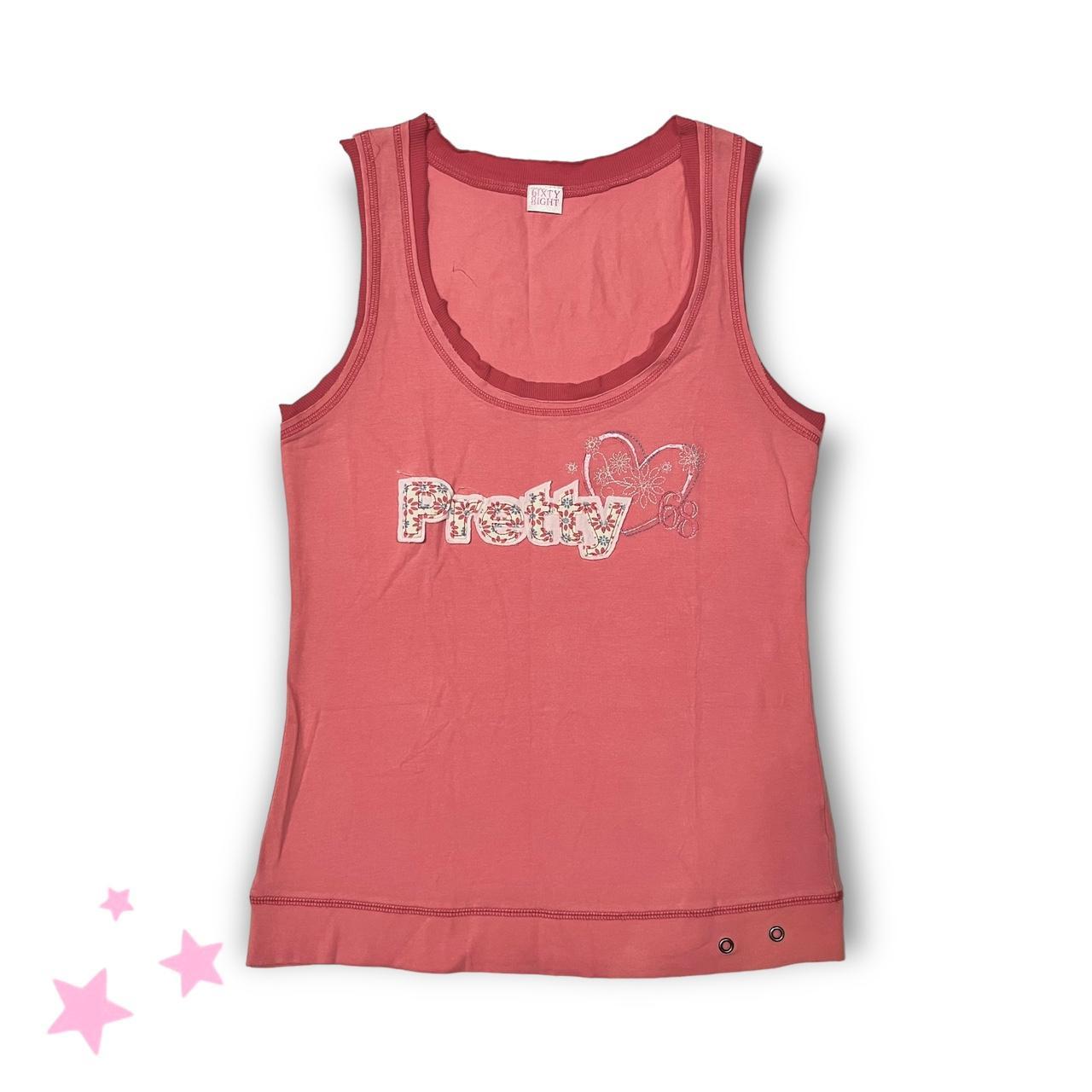 Women's Pink Vest Depop