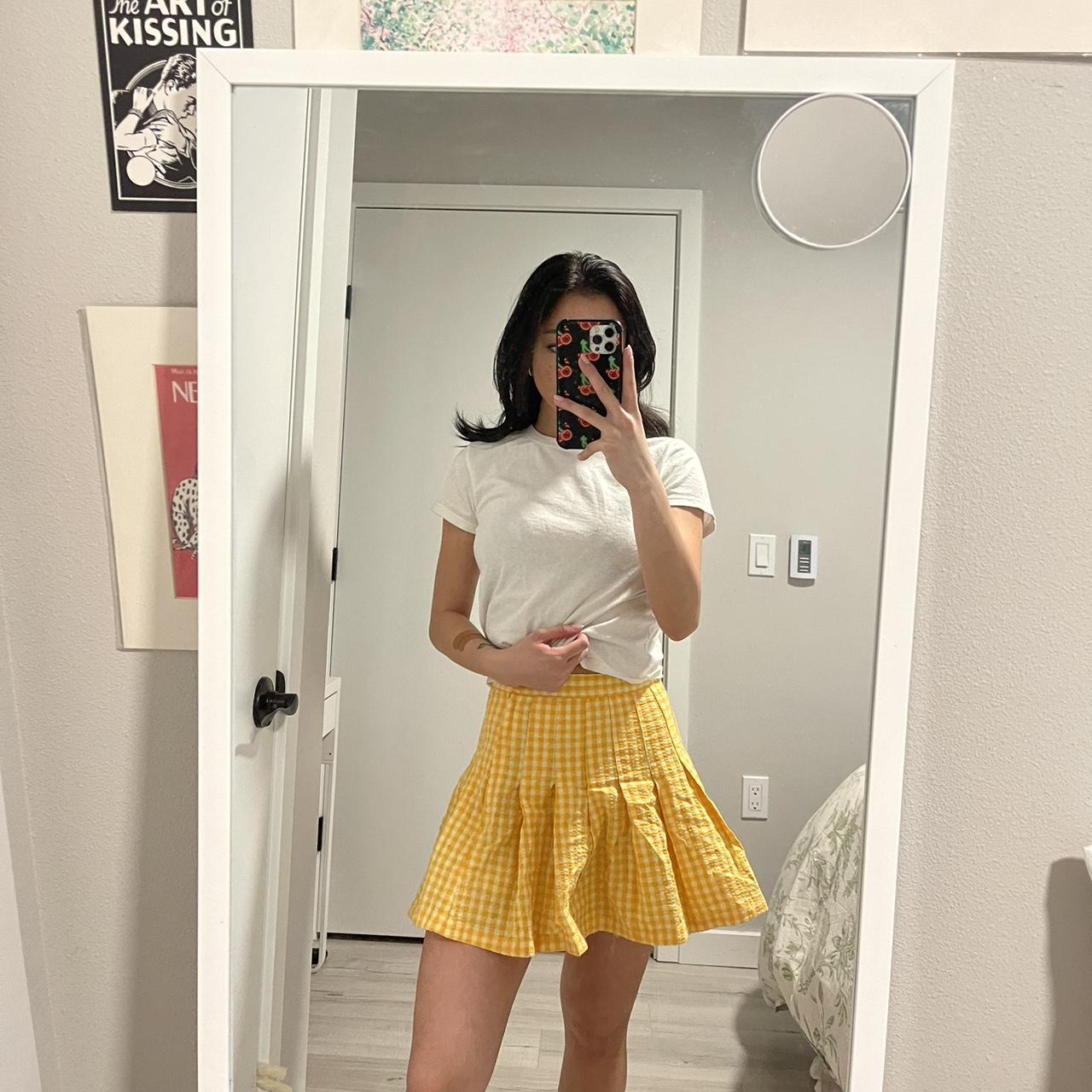 Uo 2024 gingham skirt