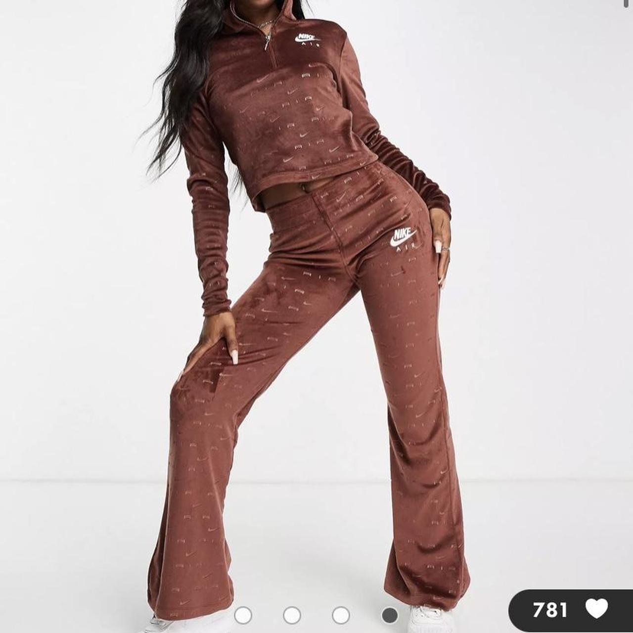 nike womens brown tracksuit