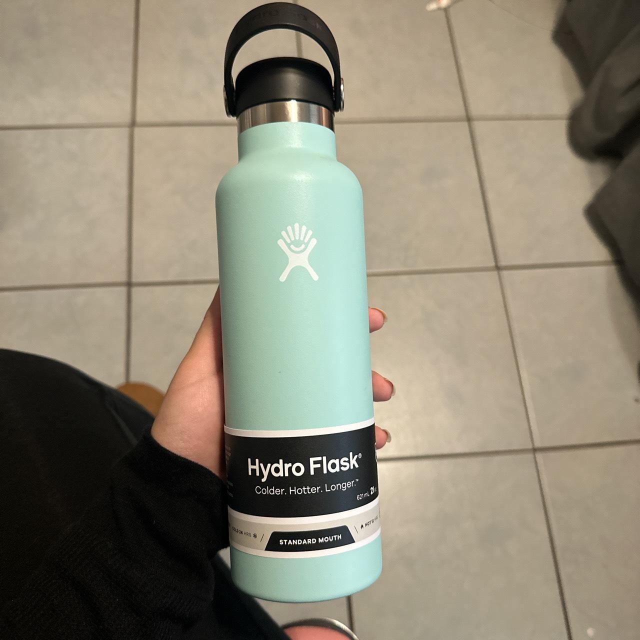 Pink Hydro Flask 24 oz Standard Mouth Water - Depop