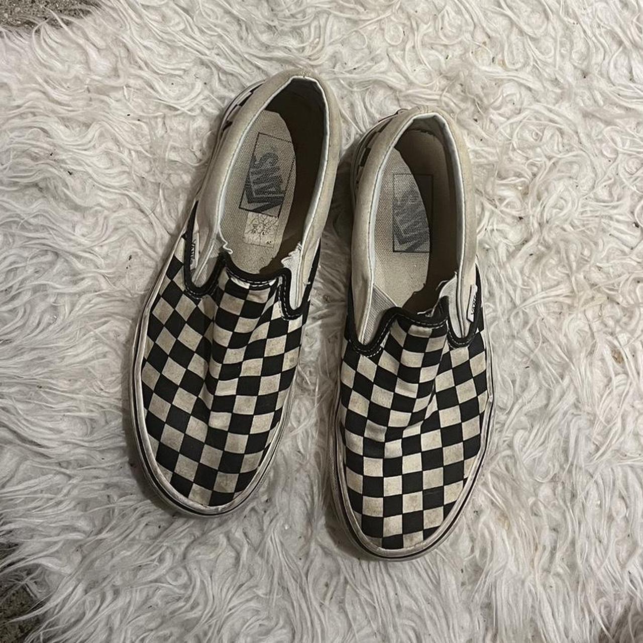 Vintage checkered outlet vans