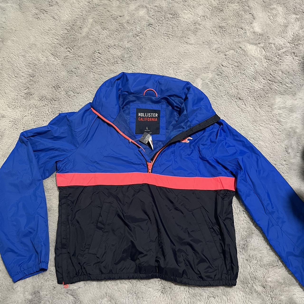 hollister windbreaker brand new with tags size large