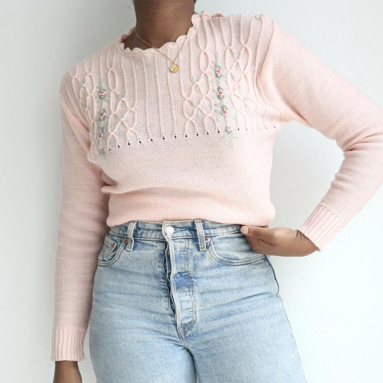 Diane shops Von Furstenberg Light Pink Sweater