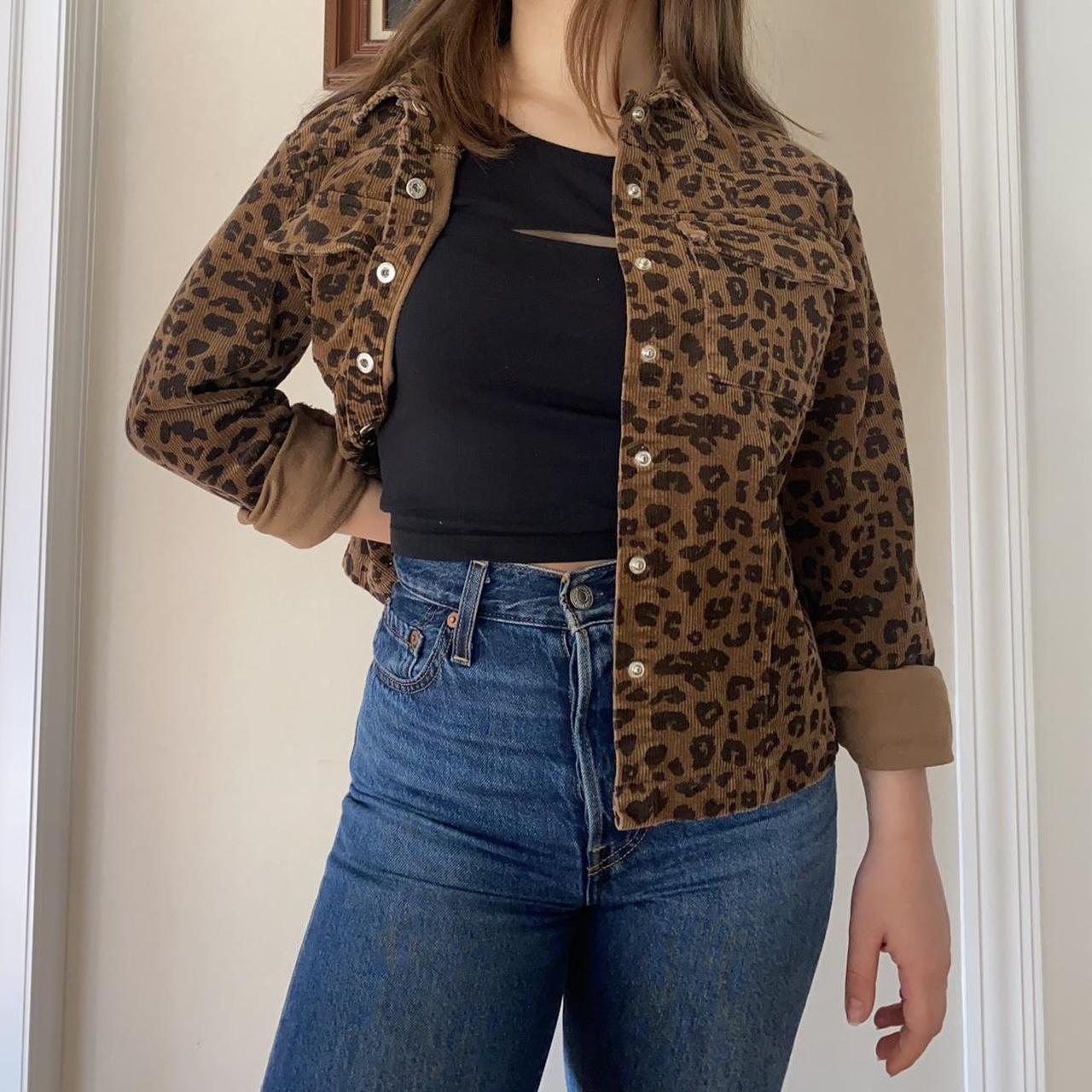 cheetah print womens jacket