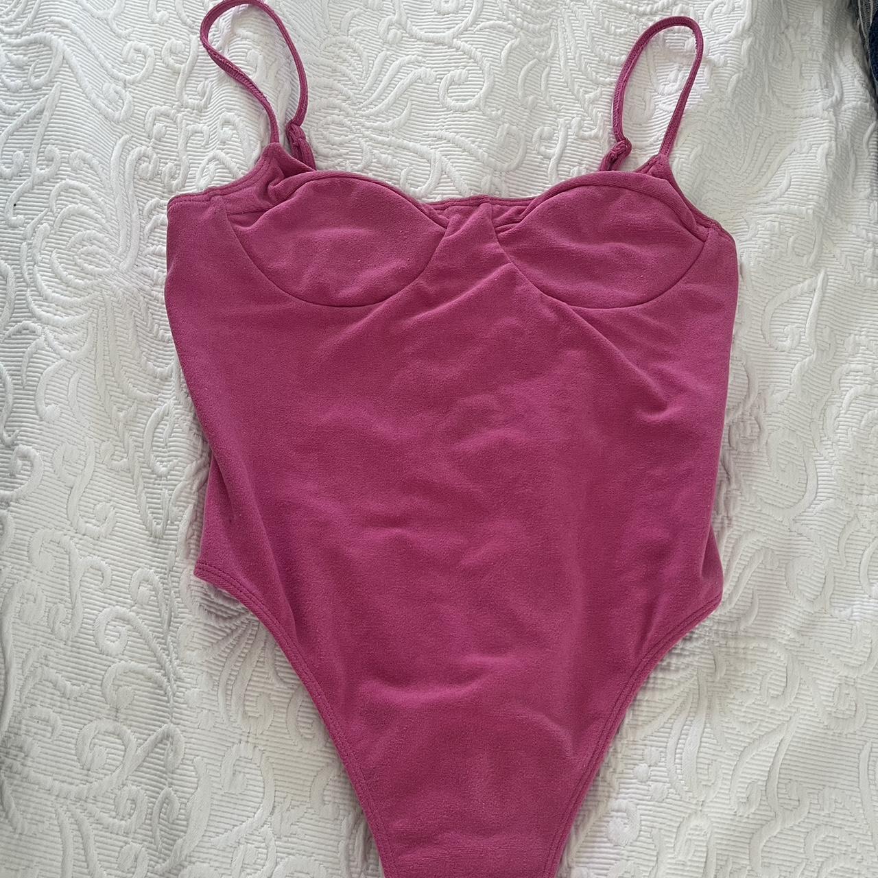 LA Hearts by PacSun Women's Pink Swimsuit-one-piece | Depop