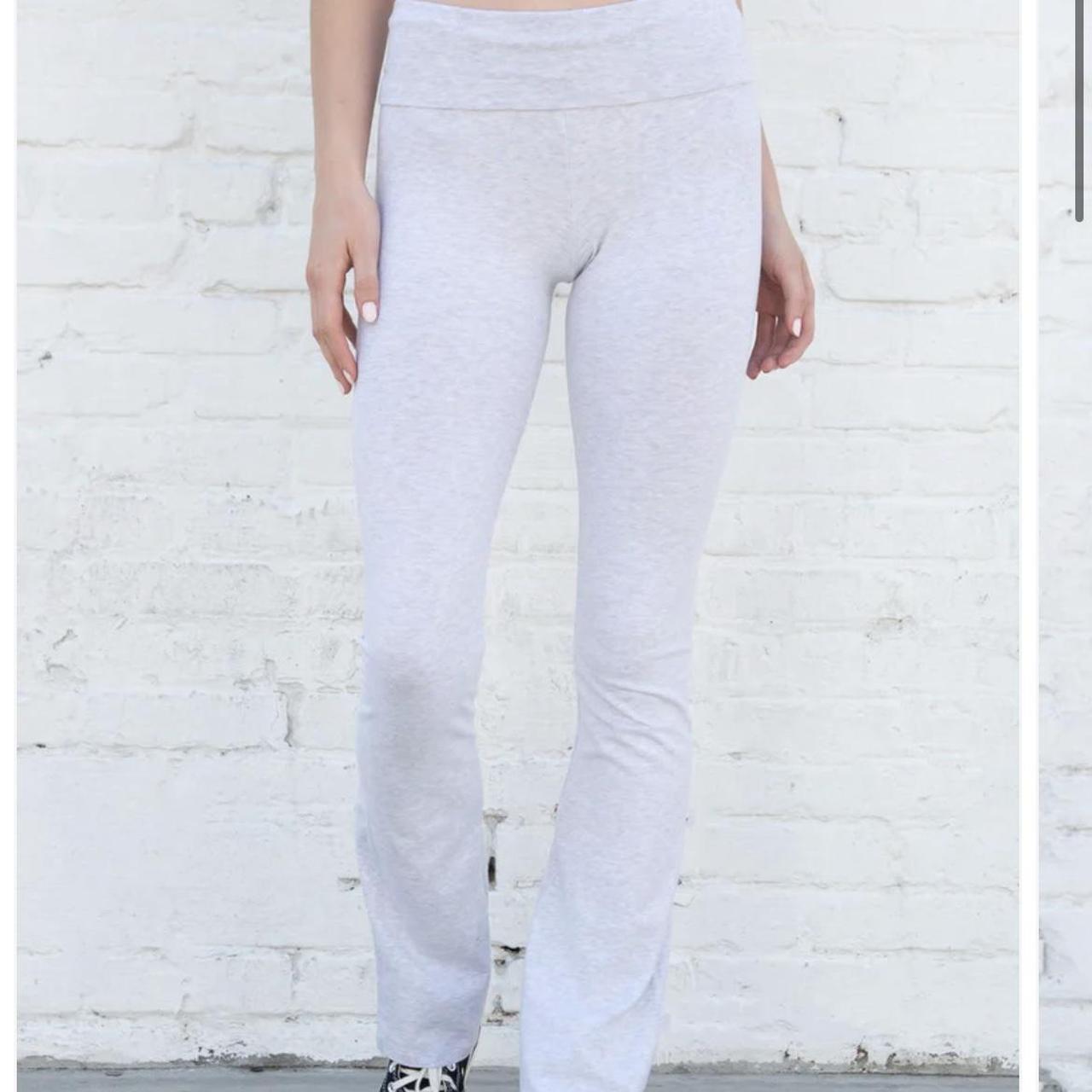 Brandy Melville Priscilla Flare Pants Light ash... Depop