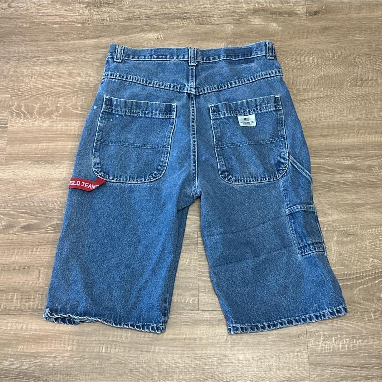 Polo Ralph Lauren Men's Blue and Red Shorts | Depop