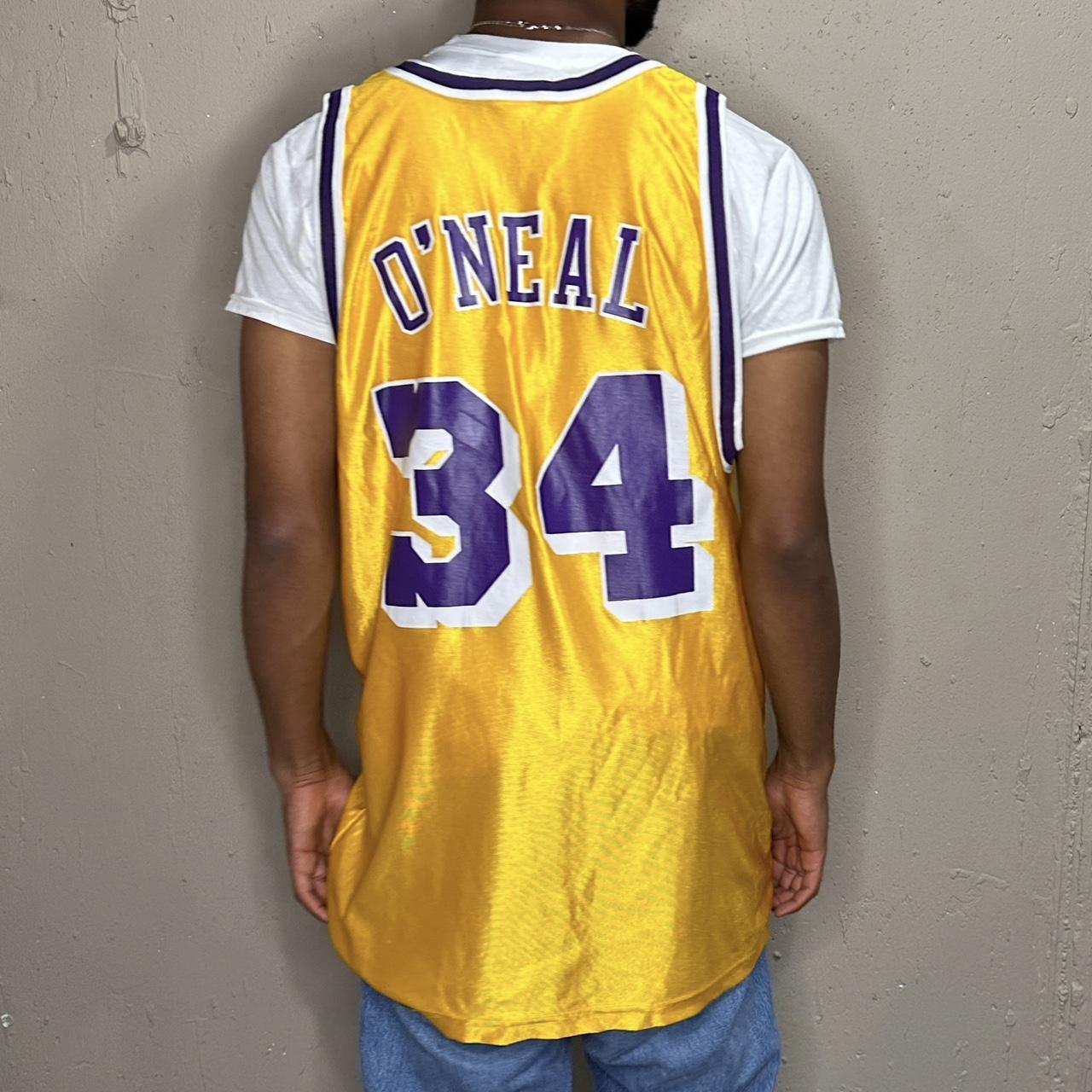 Vintage Shaquille O'Neal Los Angeles Lakers Jersey - Depop