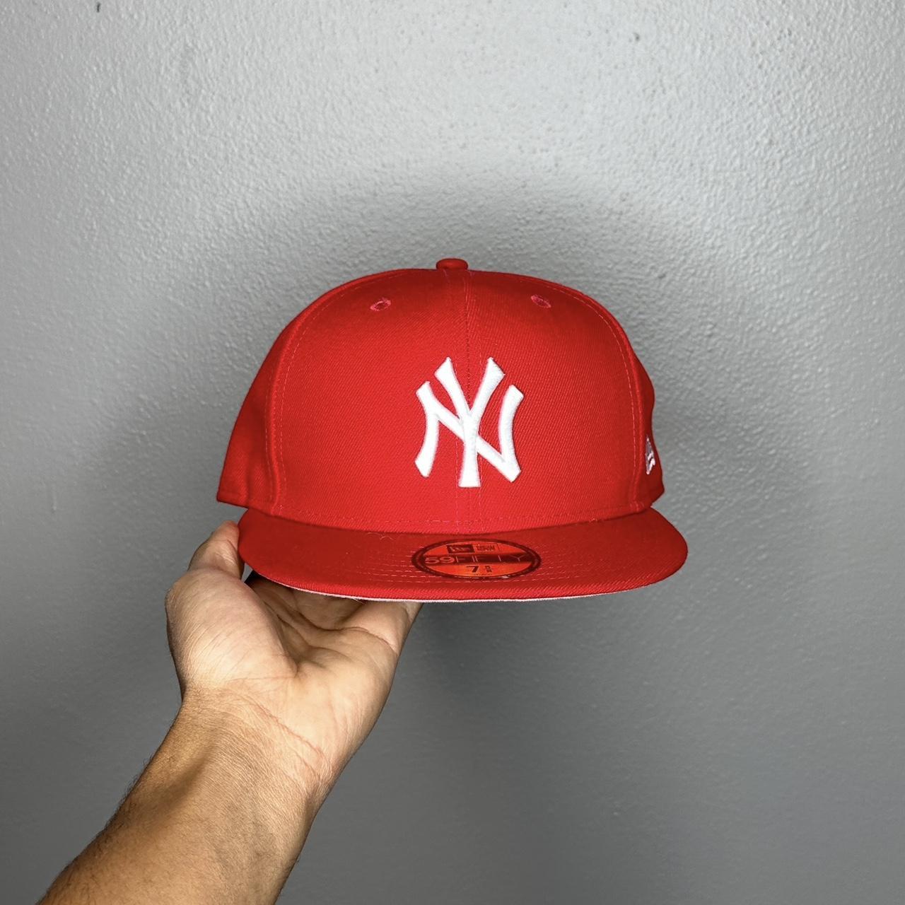 Red New 7 5/8 New Era Hat