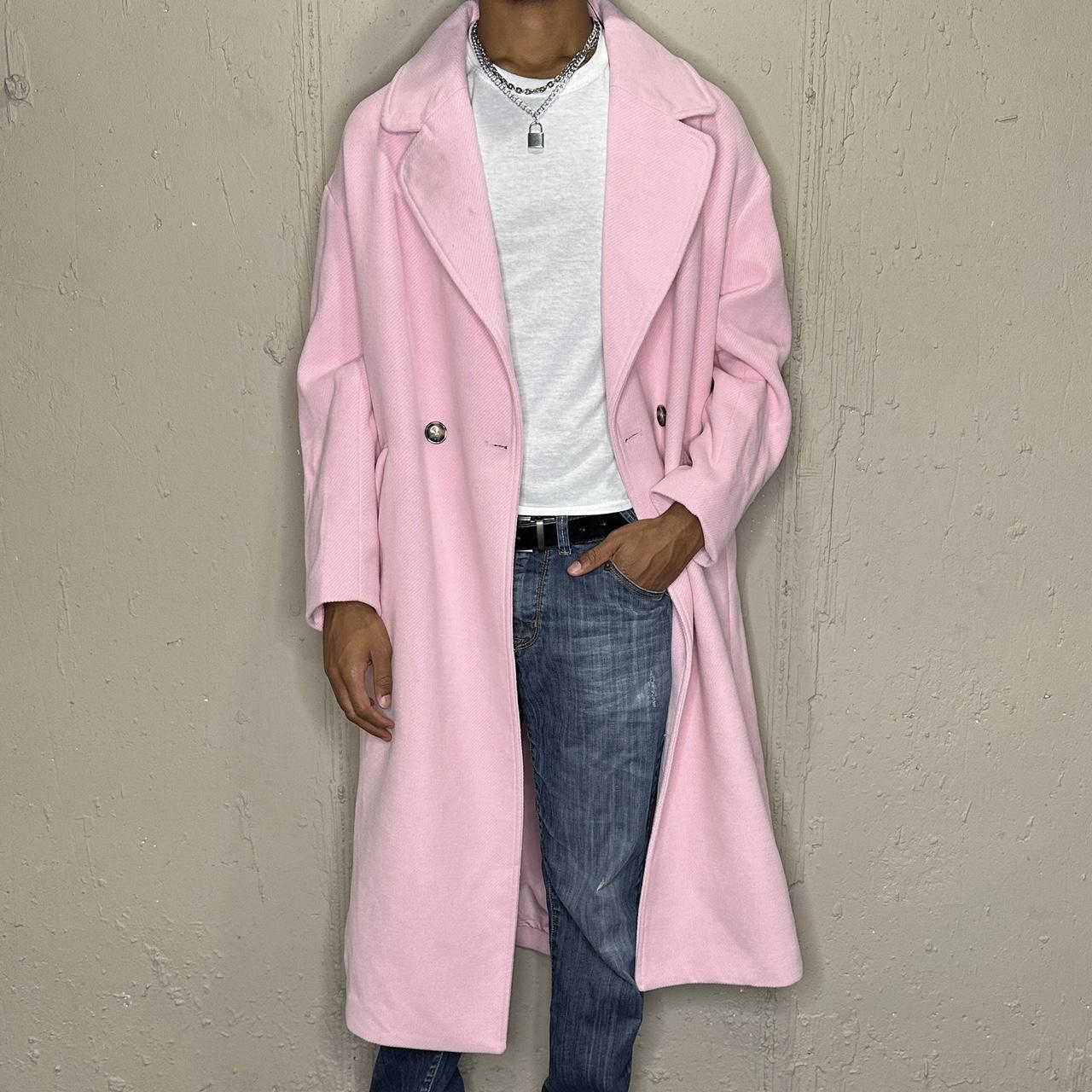 H&m pink trench coat hotsell