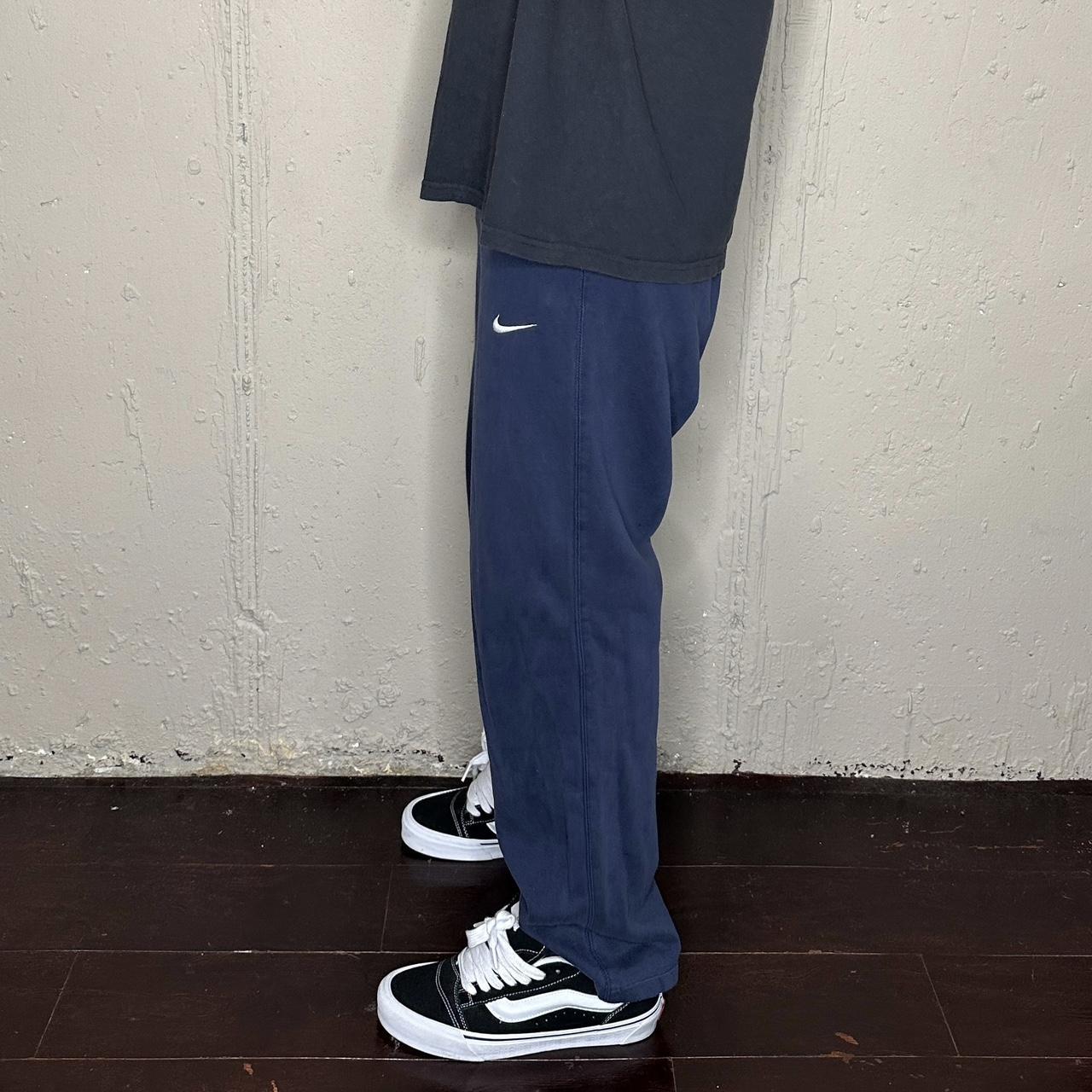 navy blue nike sweatpants size small women small... Depop