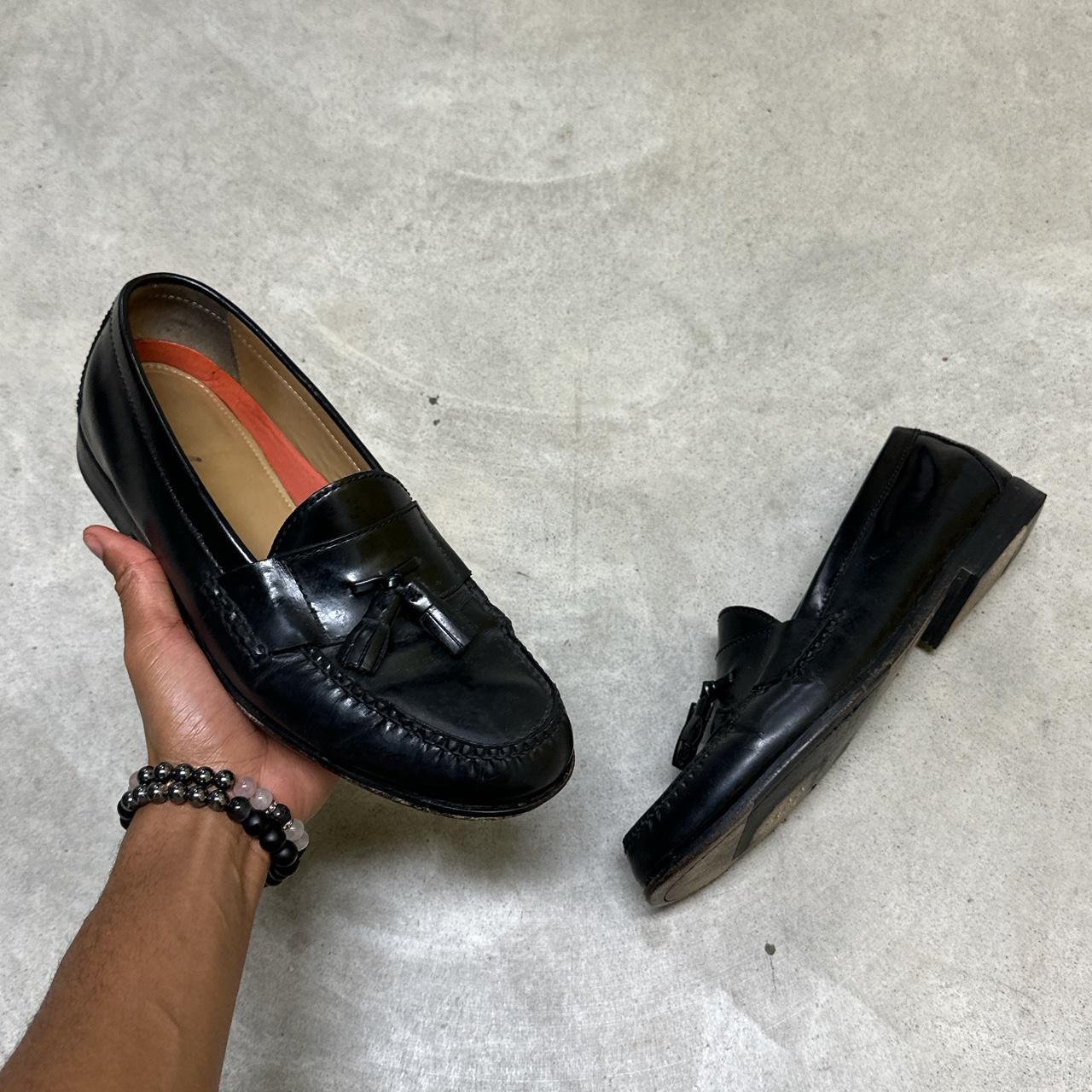 Black Cole Haan Loafers With Tassels Size 11 Depop 0396