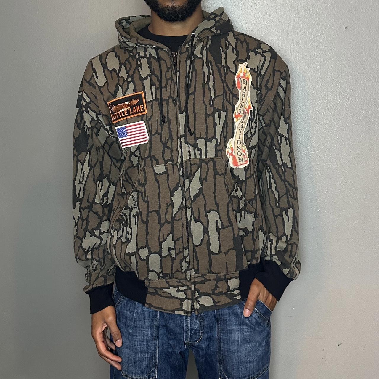 Preloved Men's Jacket - Multi/Khaki - XL – custom… - image 1