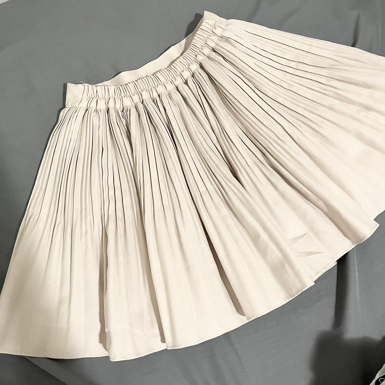 Stylenanda Women's Cream Skirt (4)