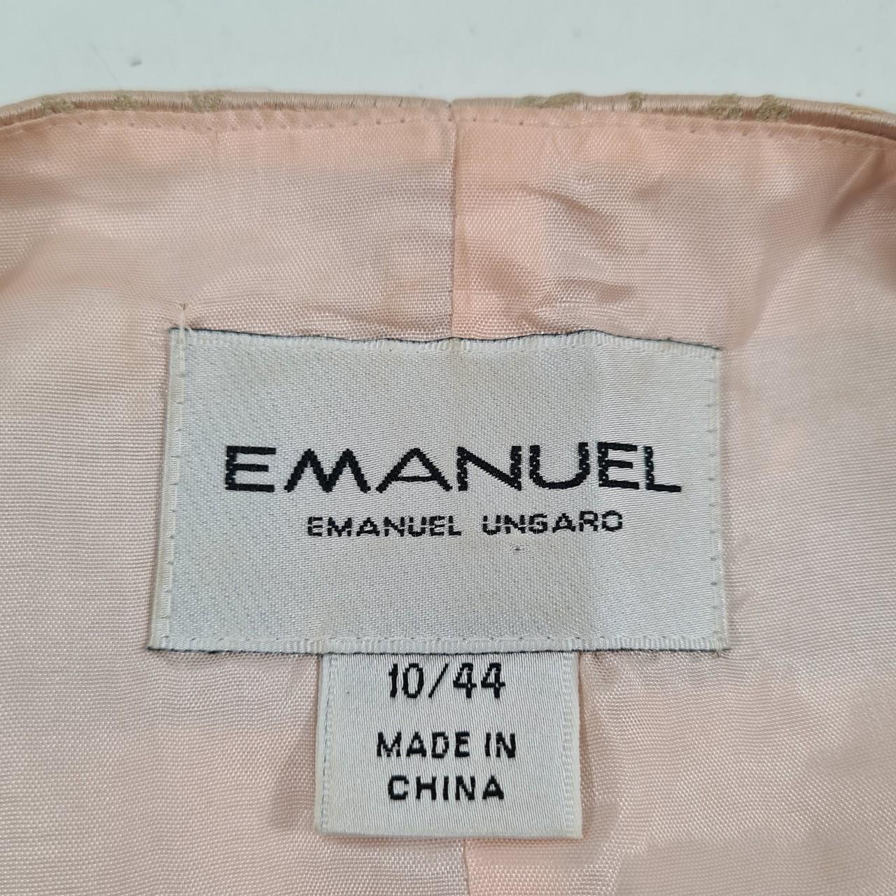 Emanuel Ungaro Women's Cream and Pink Gilet (5)