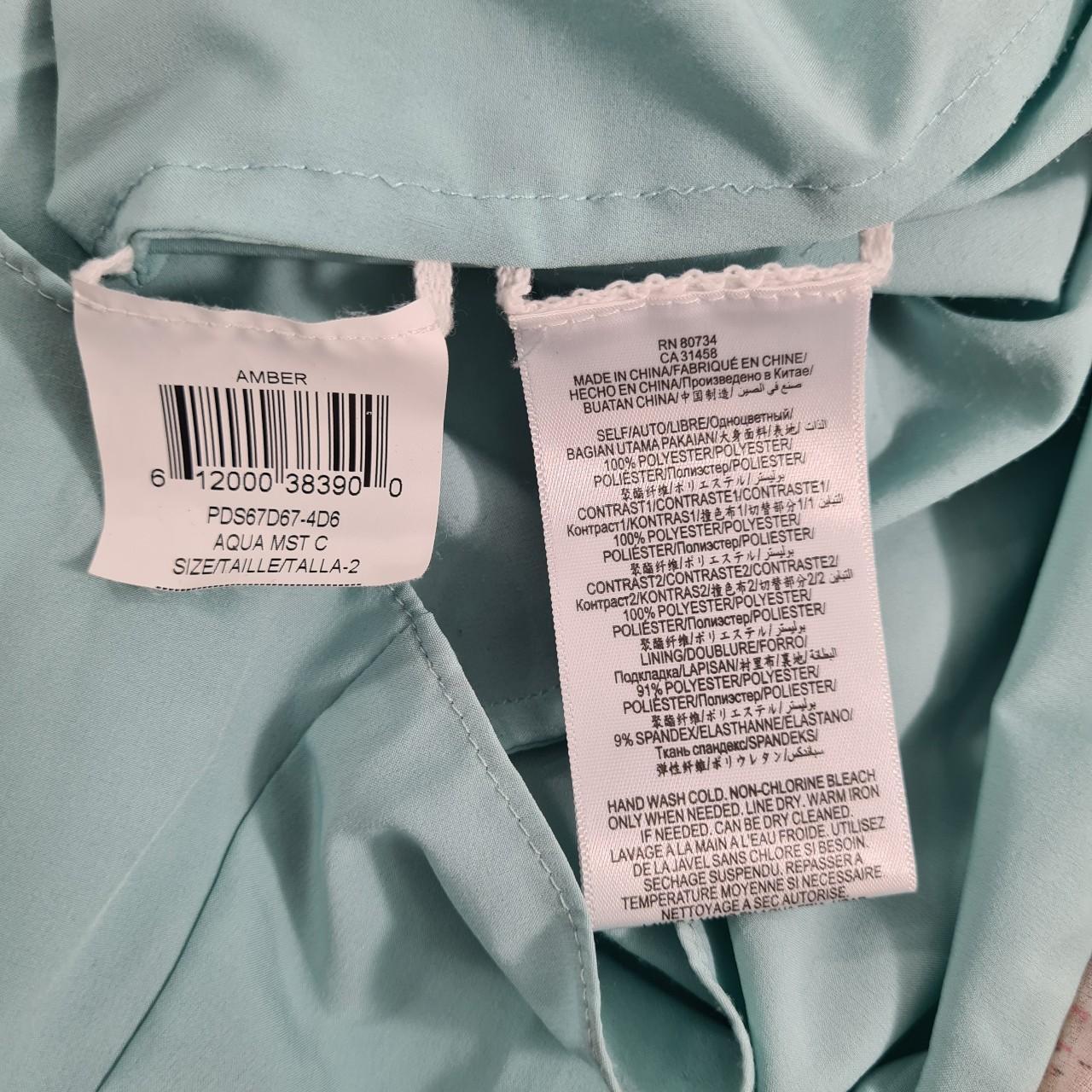 SALE!【BCBG MAXAZRIA】フローラルレースガウン BCBGMaxAzria Amber Aqua Mist Floral Chiffon Corset | Depop