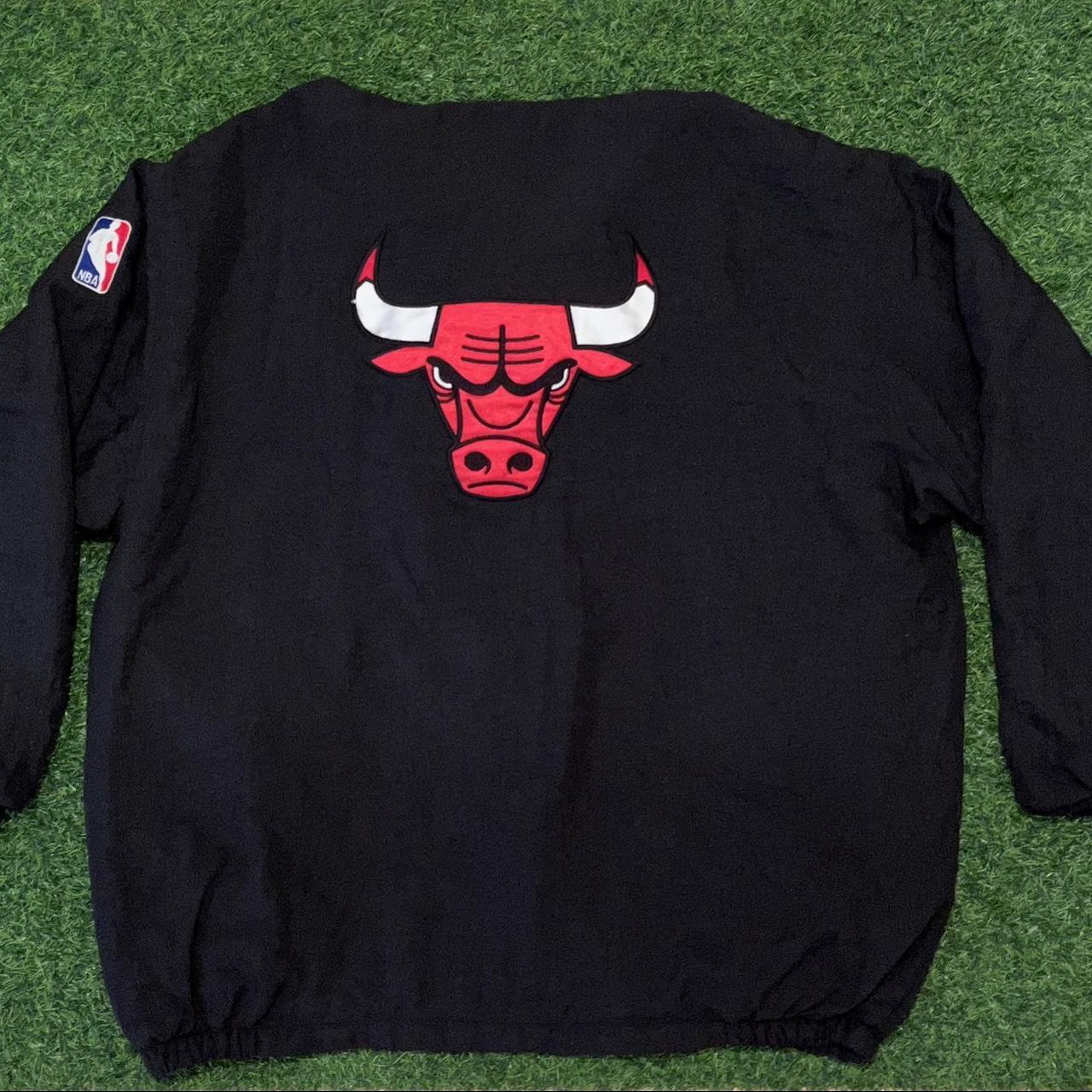 RARE Vintage Embroidered NBA Chicago Bulls Starter... - Depop