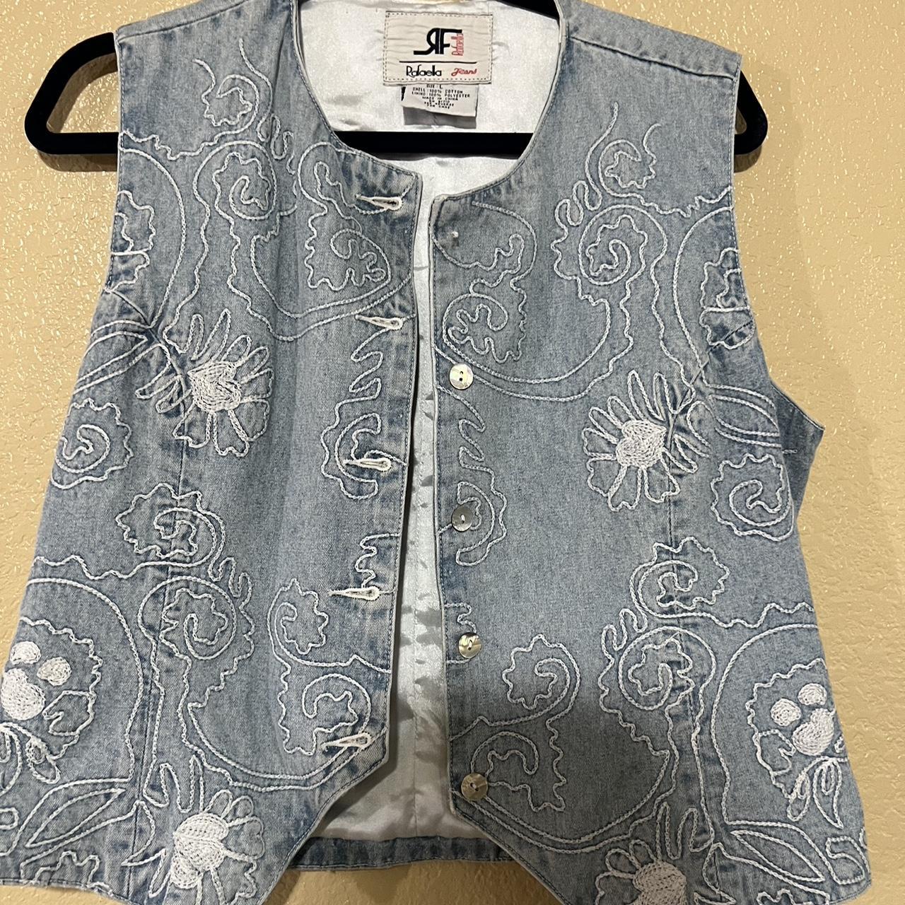 Denim vintage Rafaela vest 😗 - Depop