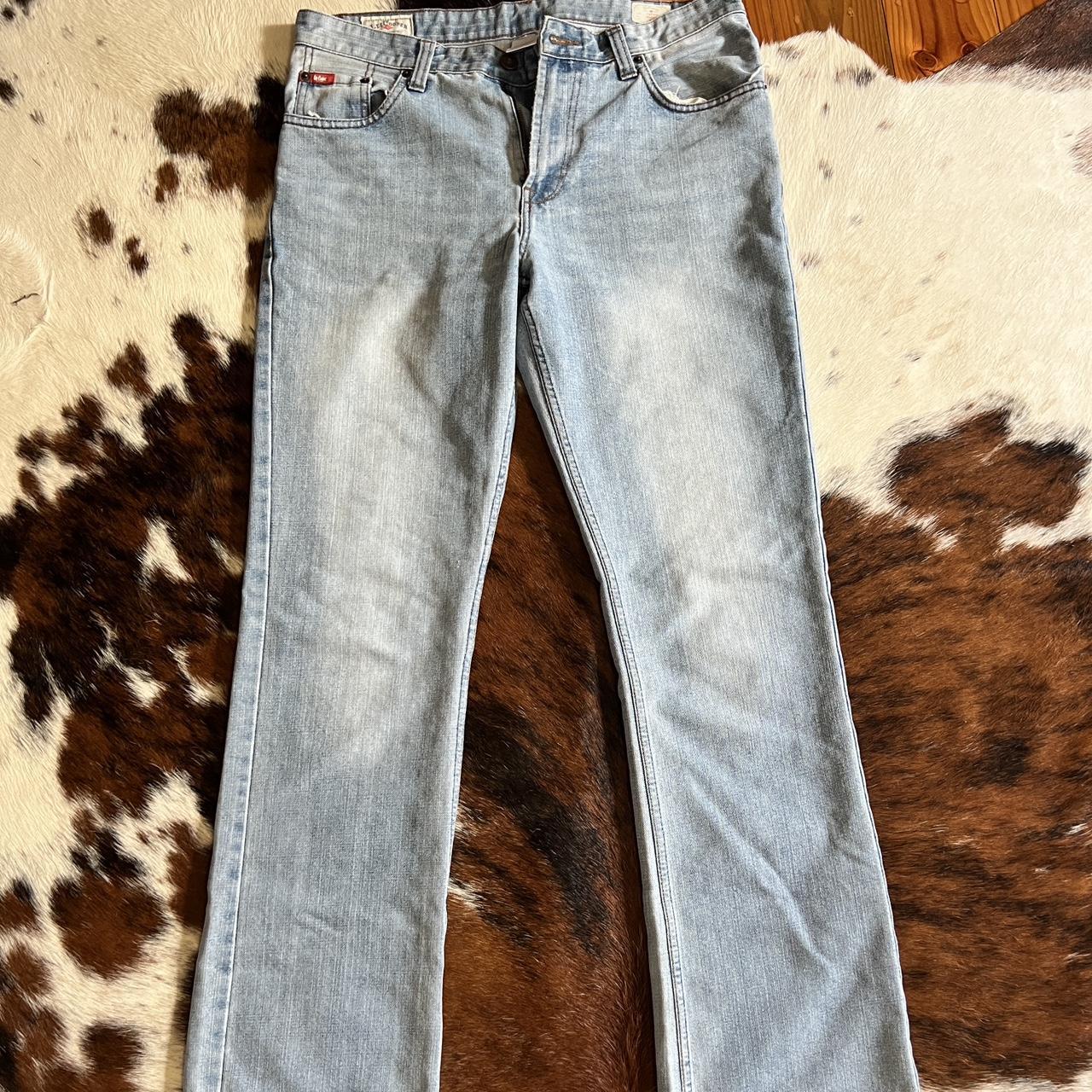 Faded 90s Lee cooper bootcut jeans Size 34 X 32... - Depop