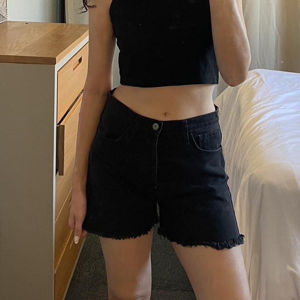 Brandy Melville Shorts in black Black denim shorts