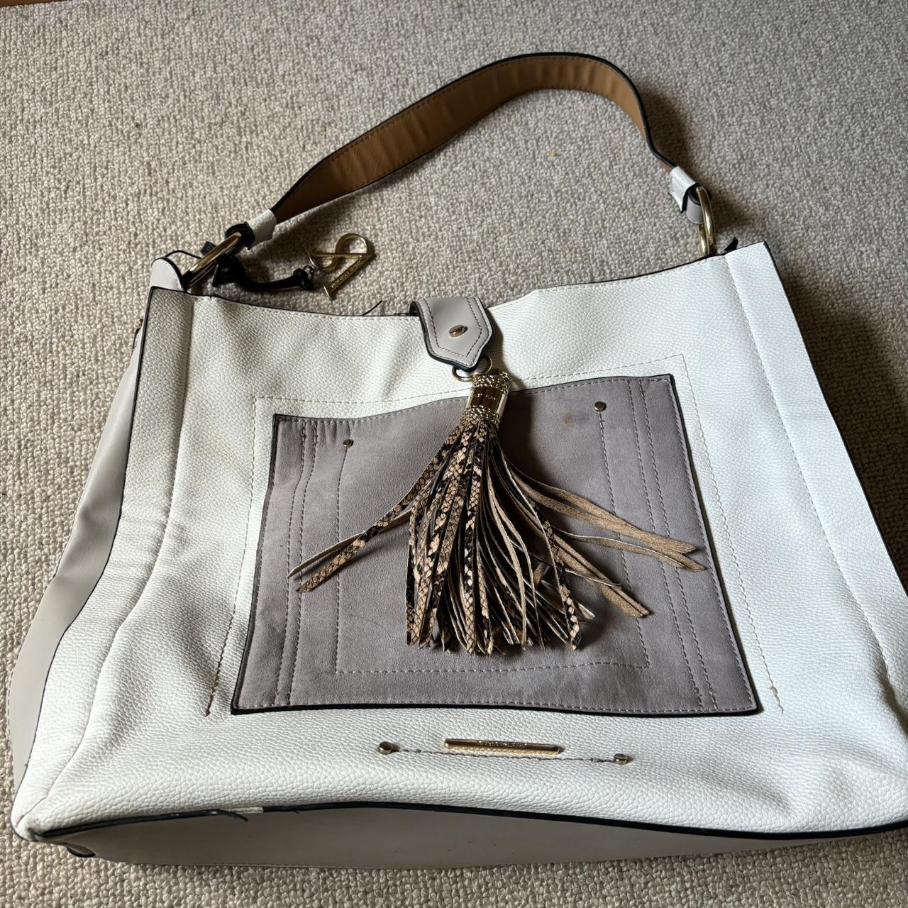 River island white shoulder bag Large Great