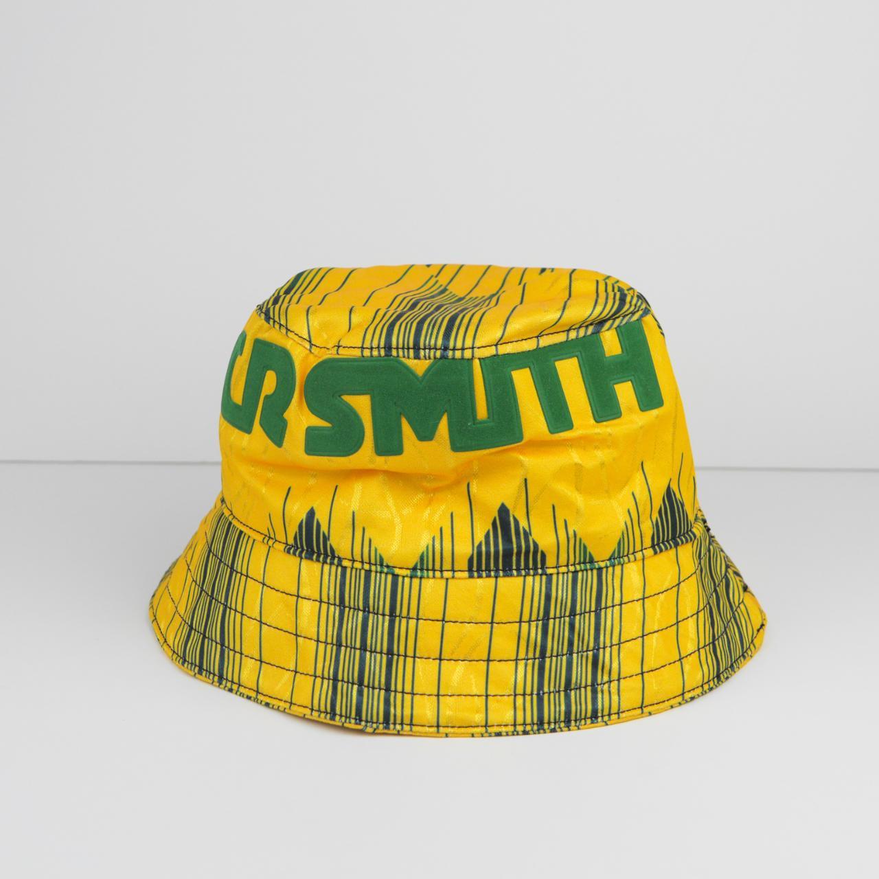 Umbro Mens Yellow And Green Hat Depop