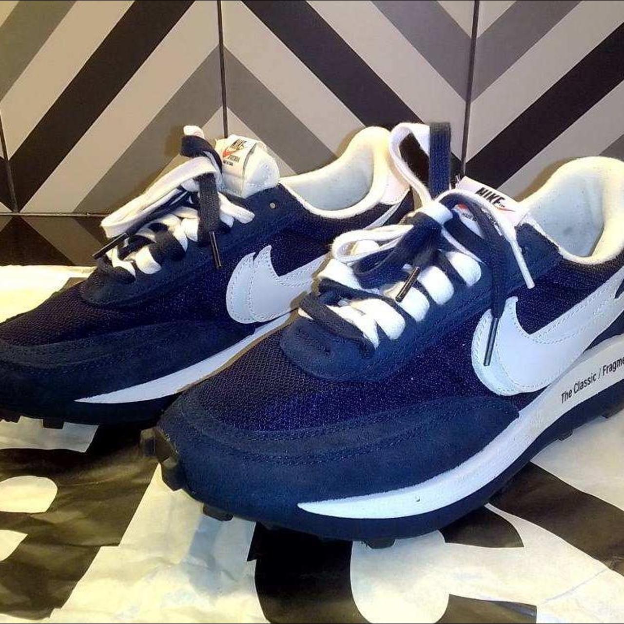 sacai fragment blackened blue