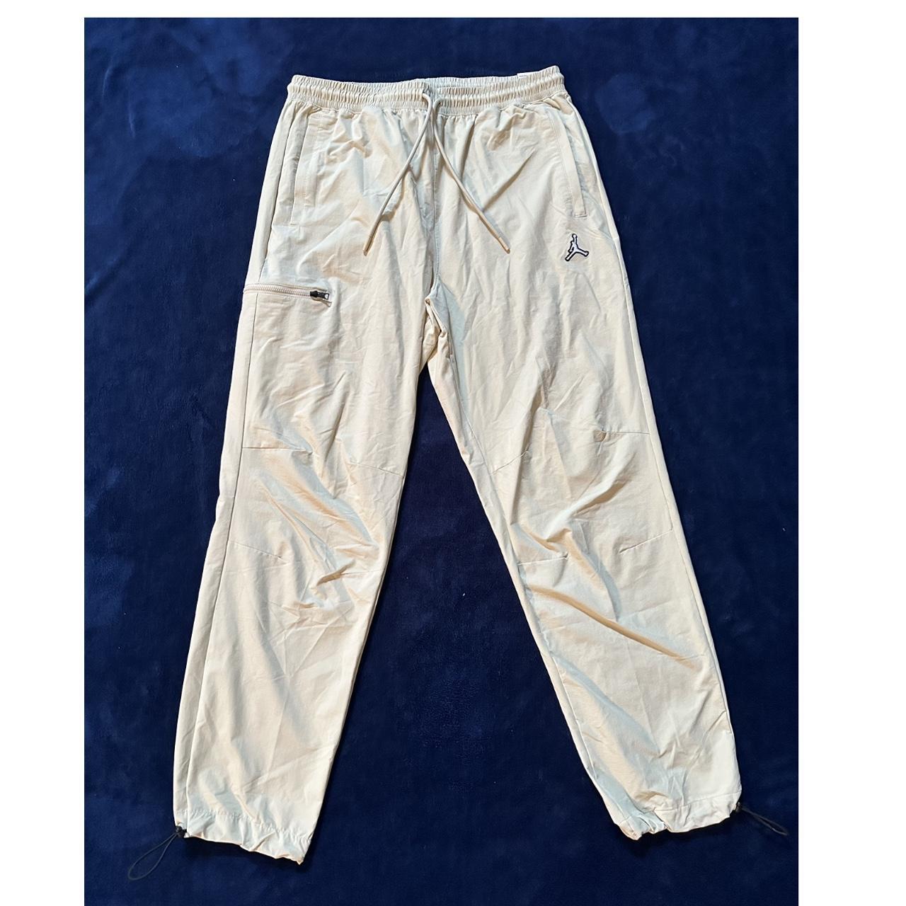 Jordan straight parachute pants size large... - Depop