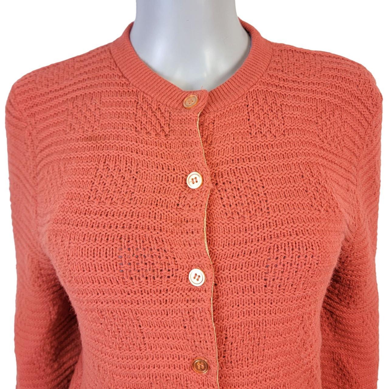 LANSING, Vintage 60s Colorful Knit Cardigan...