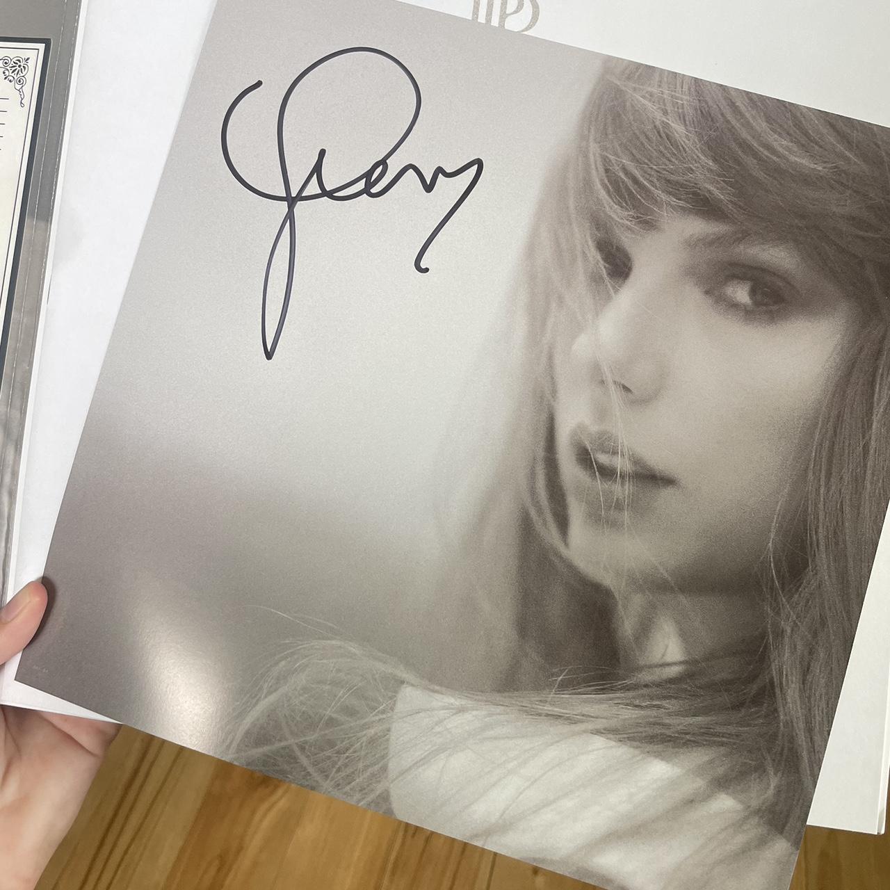 Taylor Swift Signed TTPD Vinyl - Depop