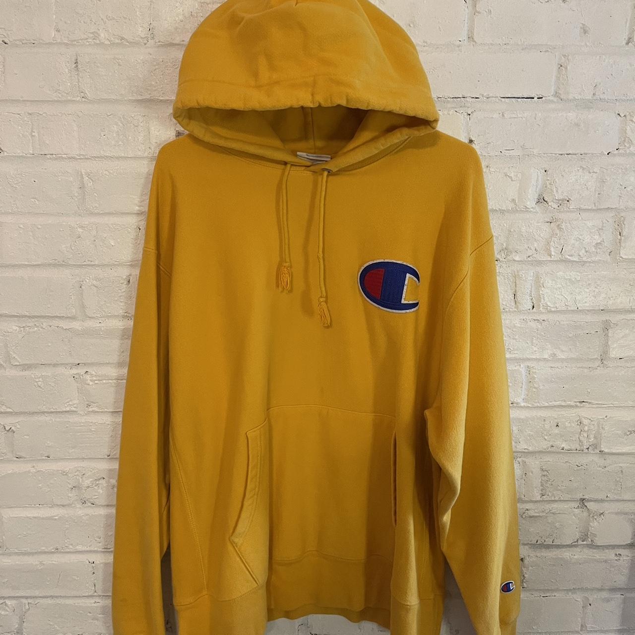 Yellow orange clearance champion hoodie