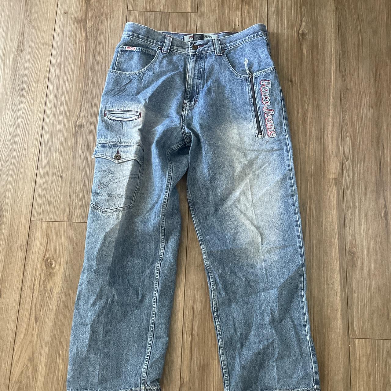 Paco Jeans Light Blue They have a baggy fit In... - Depop