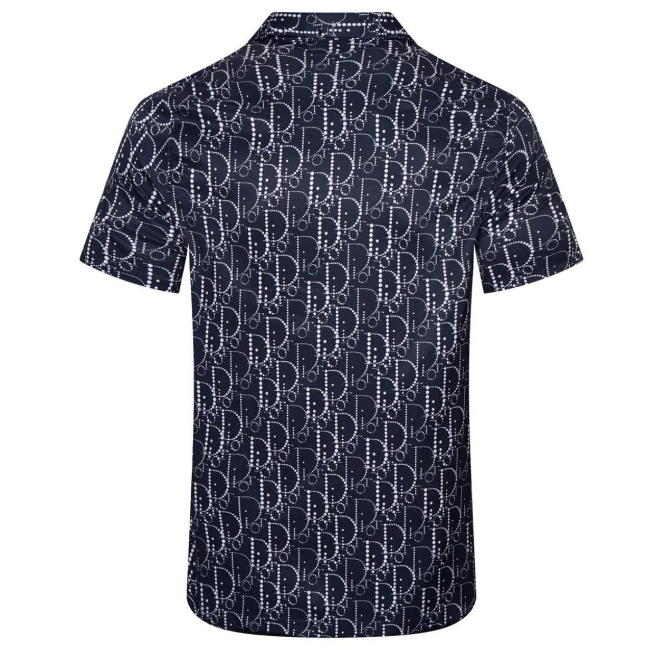 Dior Men's Navy Shirt Depop