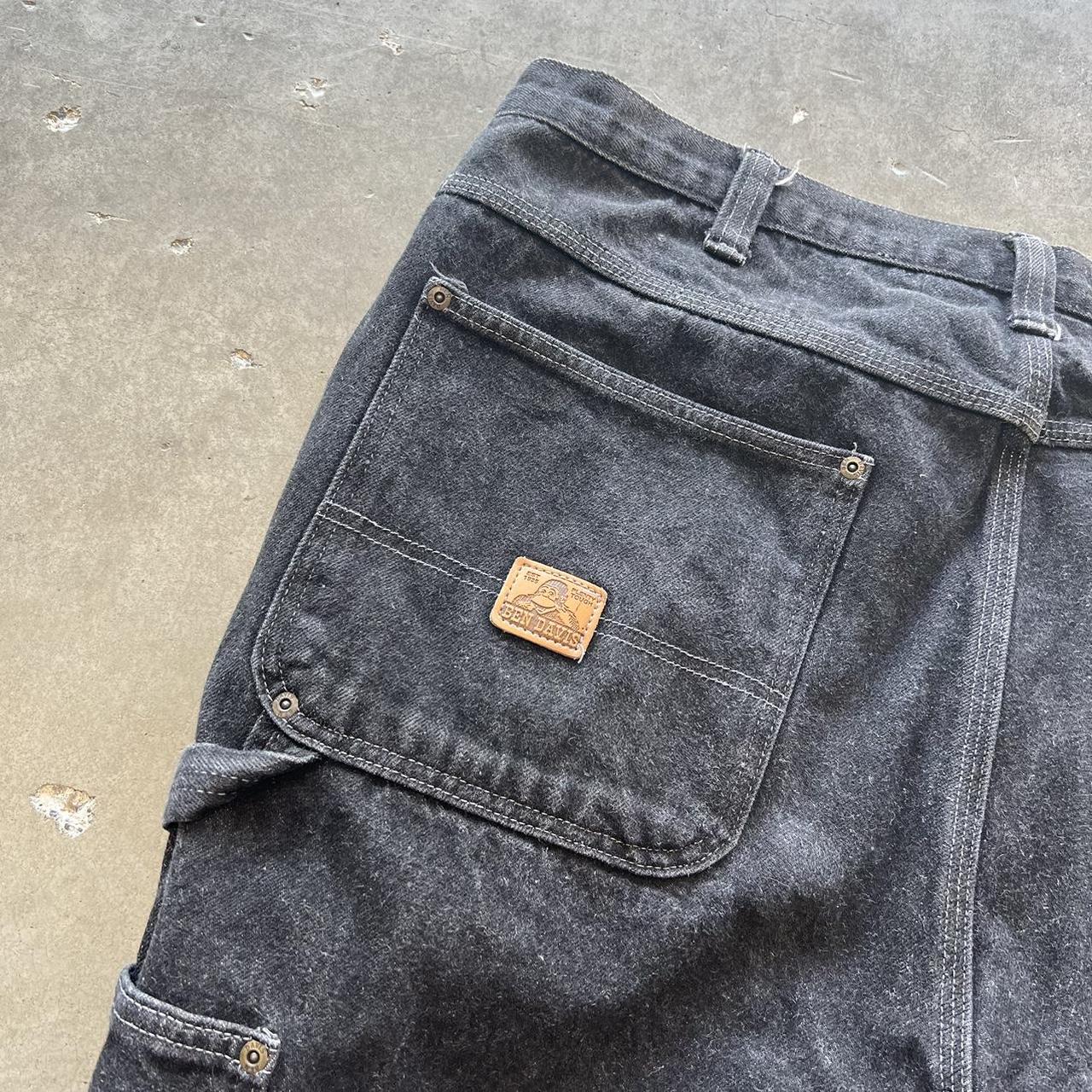 vintage Ben Davis carpenter jeans - 1990s baggy... - Depop