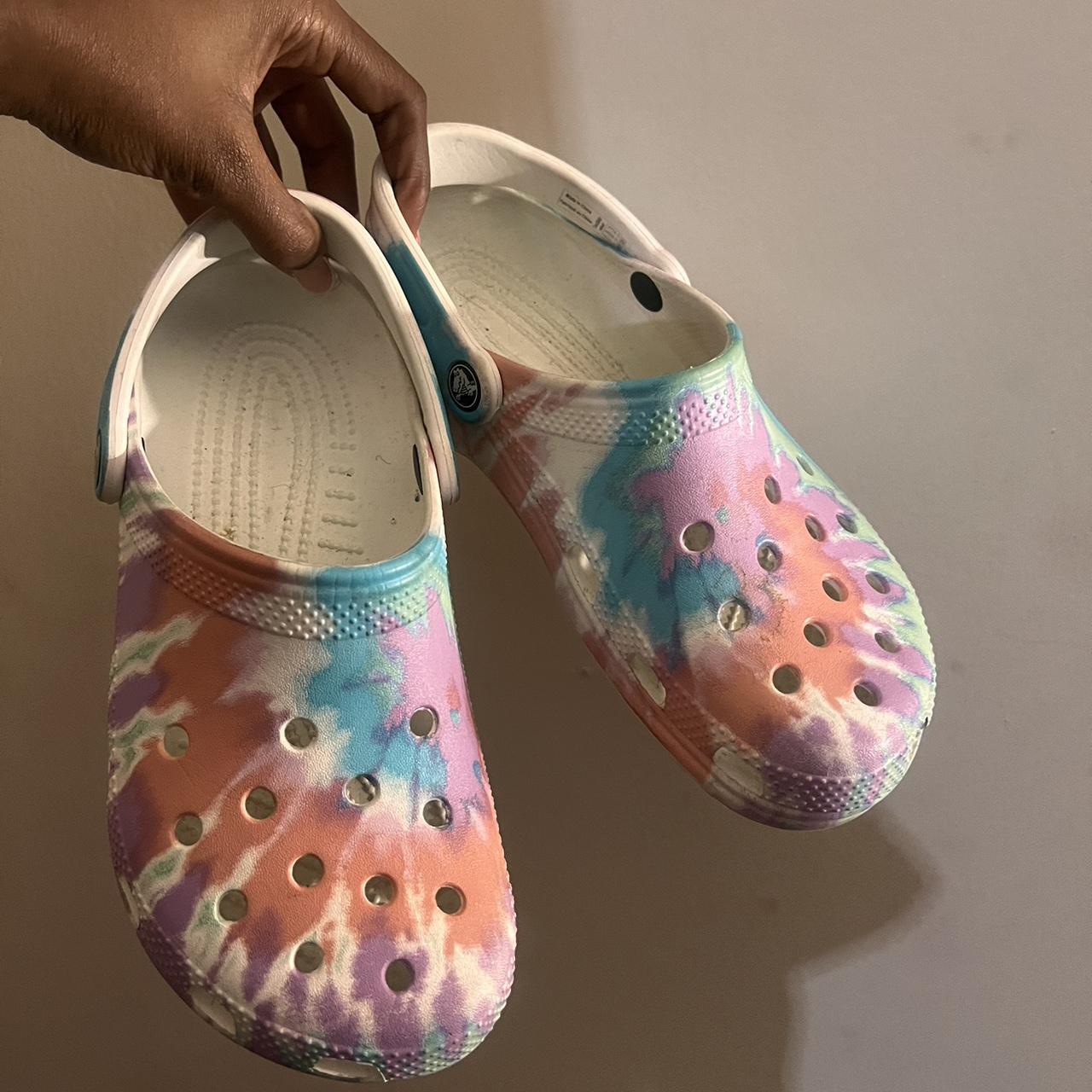 Crocs Women's Tie Dye Clogs Womens TIE DYE CROCS Womens Men's