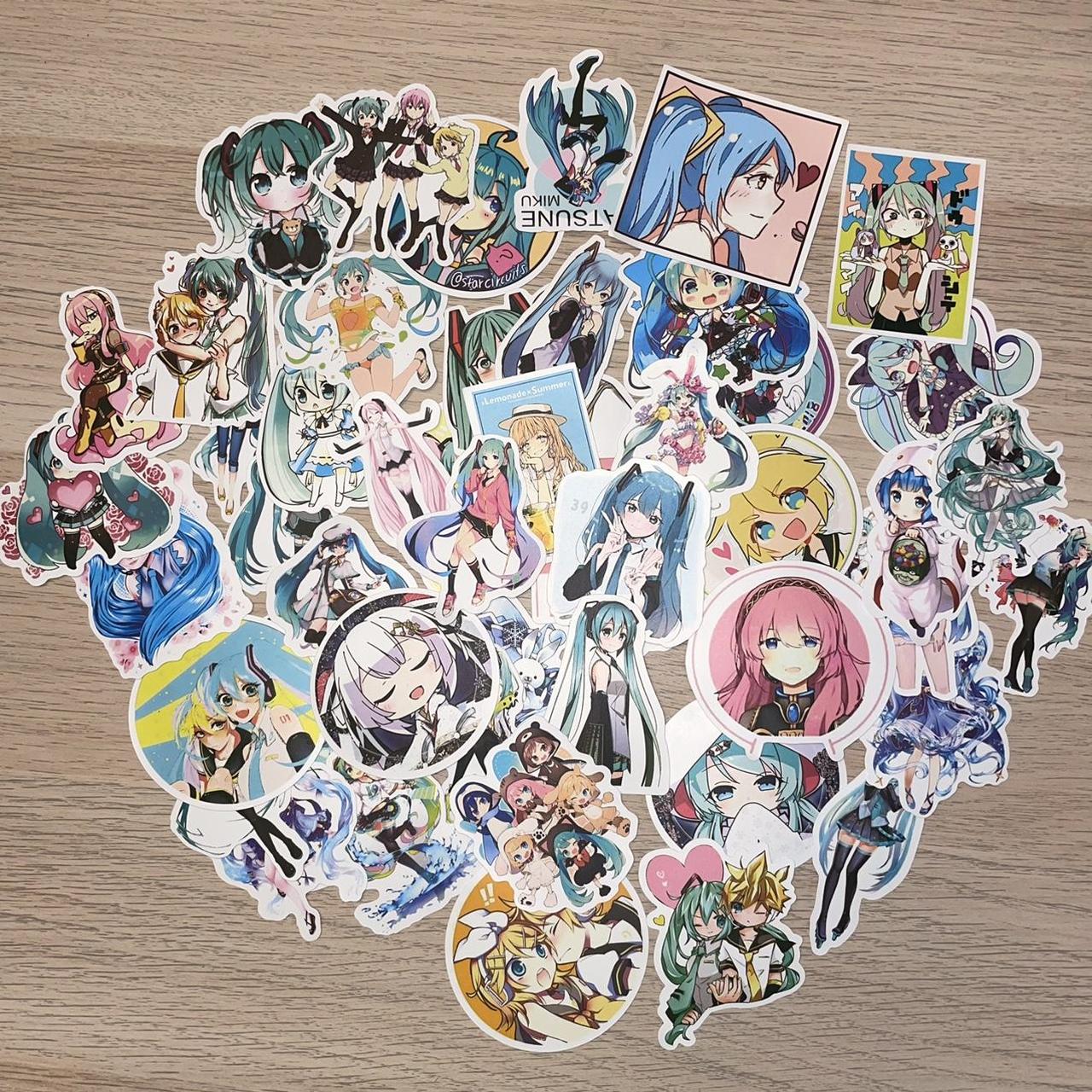 Hatsune Miku- Janpanese Anime Random Stickers - Depop