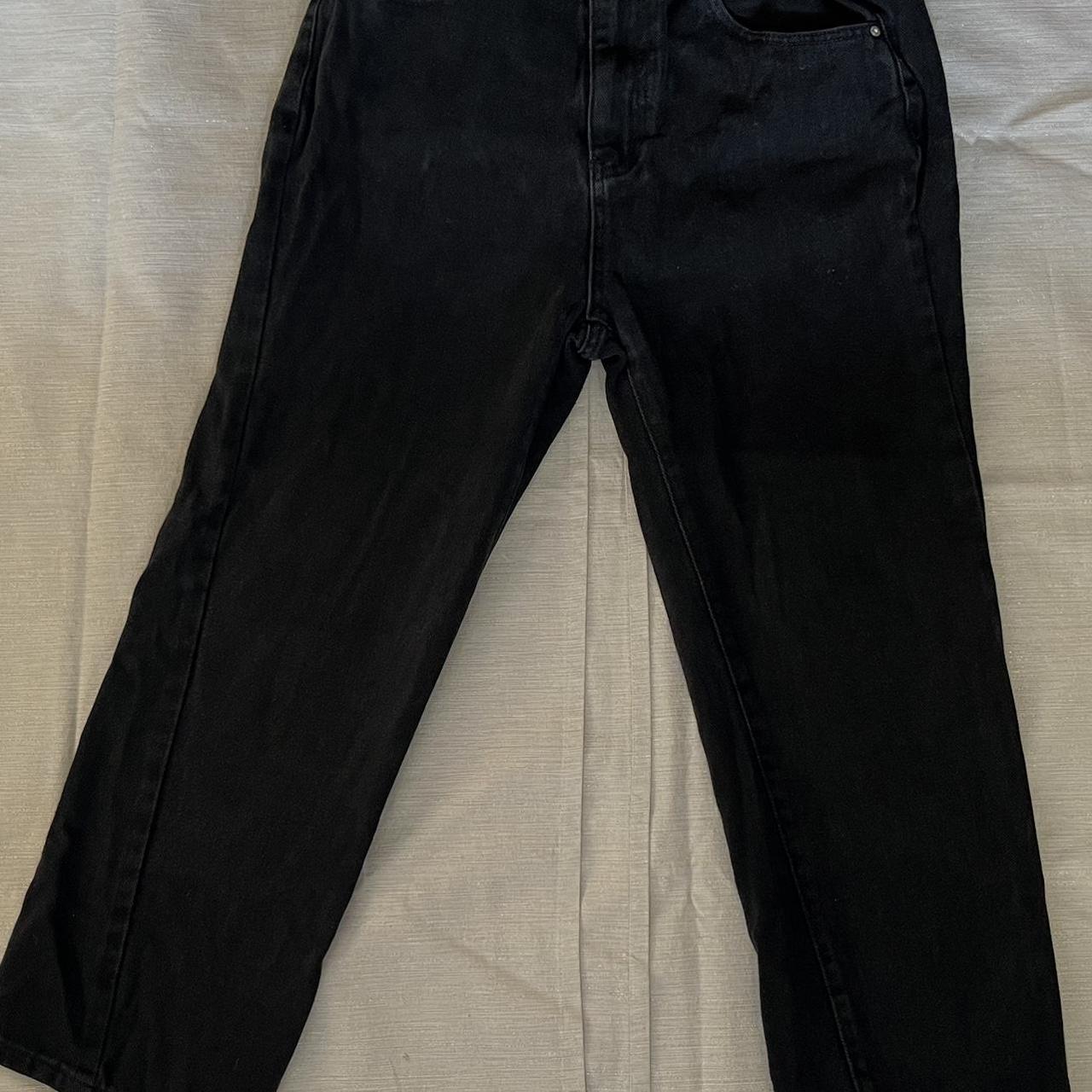 Black Straight Leg baggy Jeans... - Depop