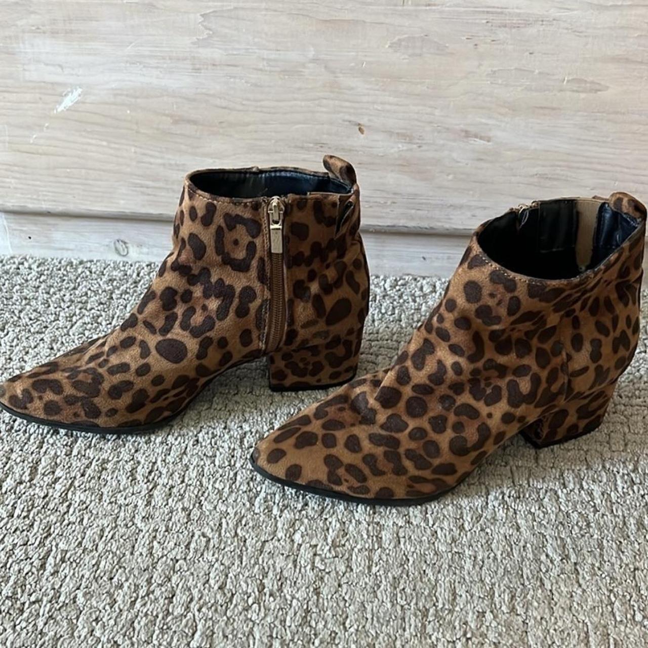 A new day leopard booties