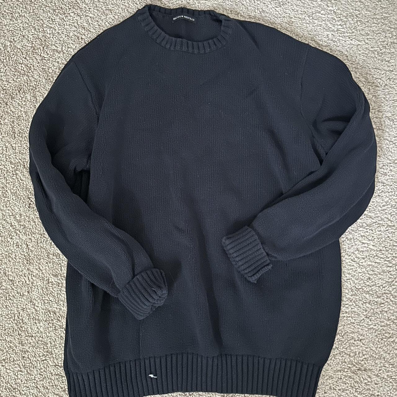 navy blue brandy sweater no flaws could fit SM... Depop