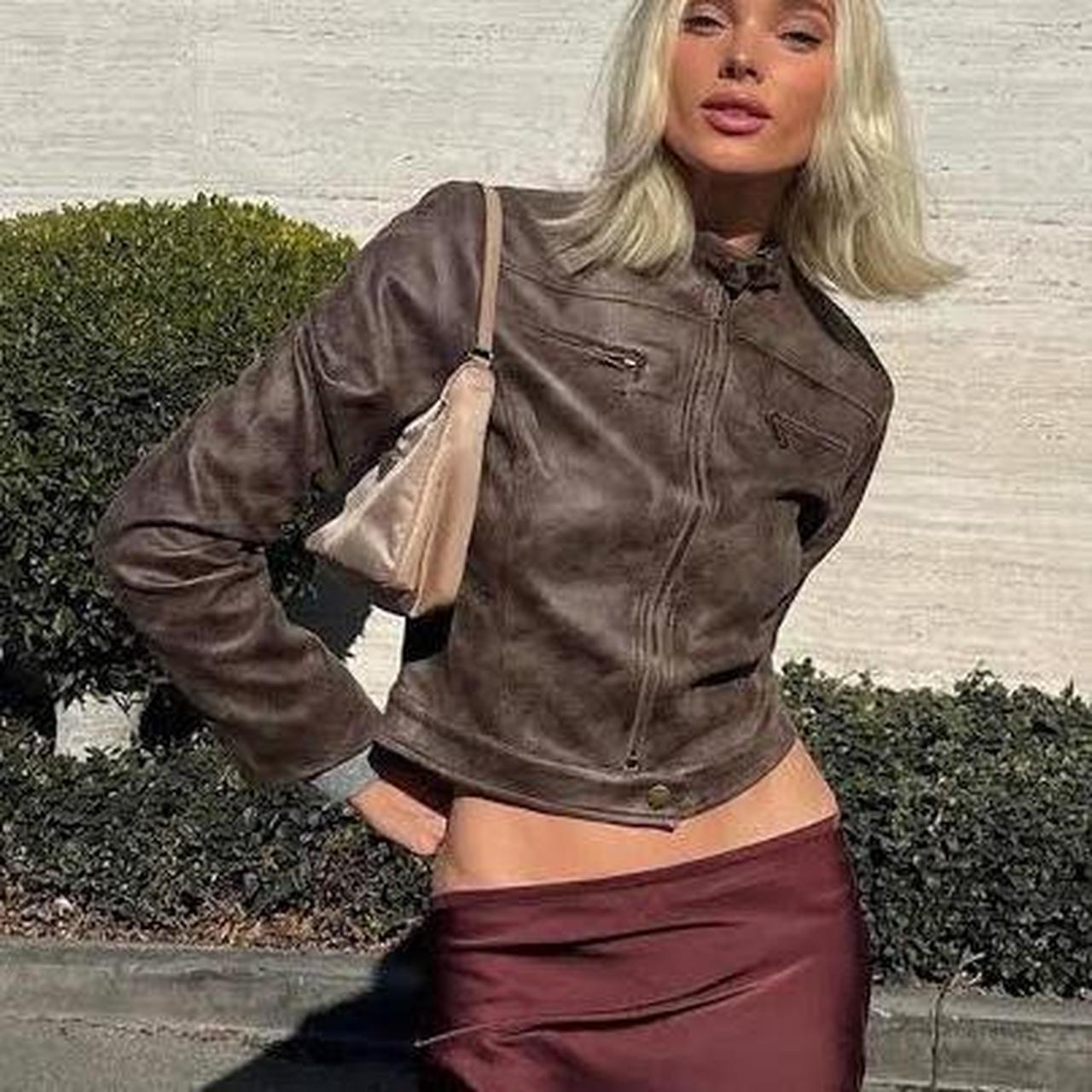 LIONESS BELLA MOTO Jacketジャケット LIONESS Bella Moto Jacket in Chocolate | REVOLVE