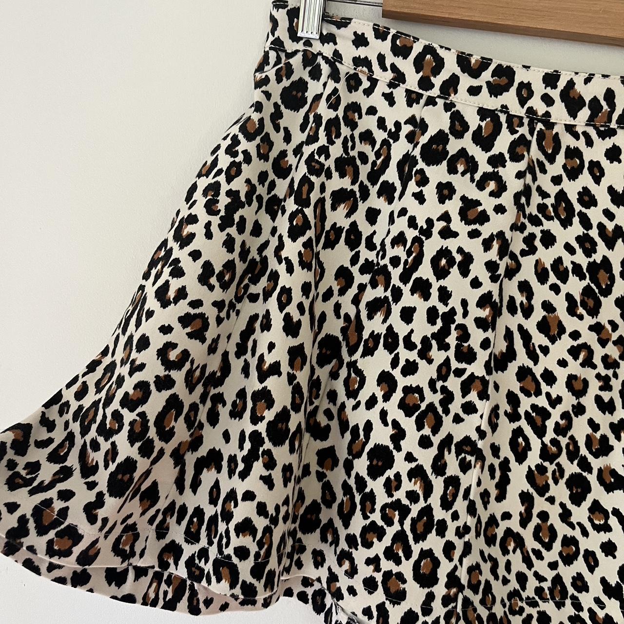 Dangerfield animal print mini skirt 14 #dangerfield... - Depop