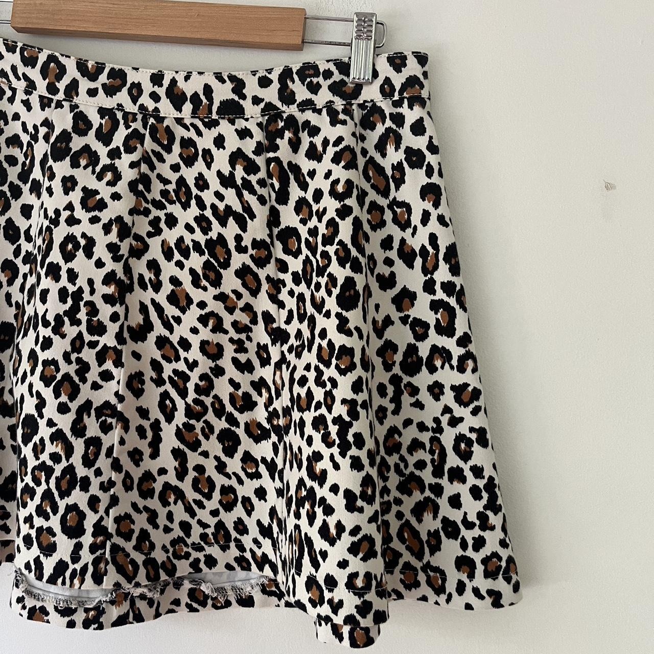 Dangerfield animal print mini skirt 14 #dangerfield... - Depop